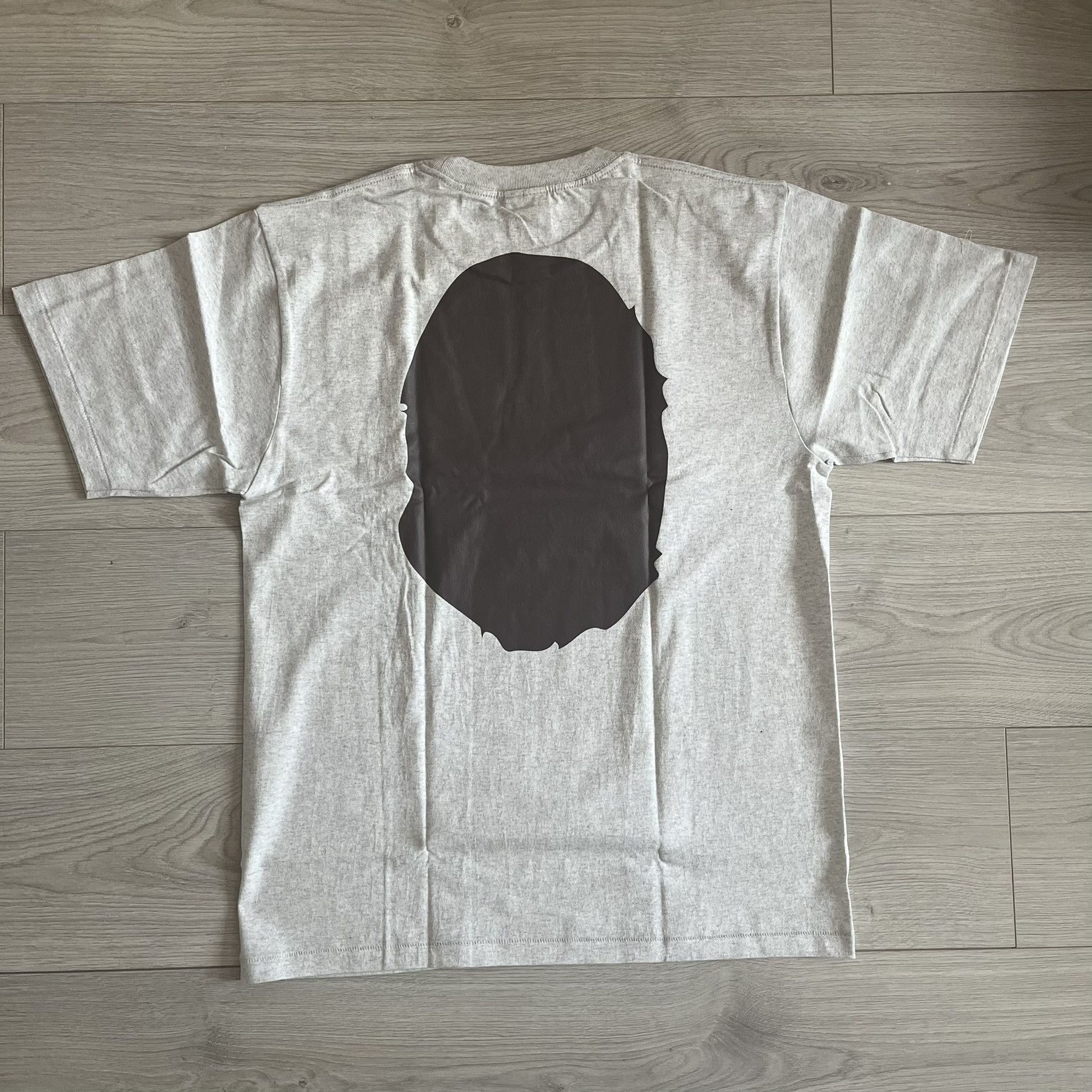 Bape Bape Classic Big Ape Head Gray Tee Large Size US L / EU 52-54 / 3 - 3 Thumbnail