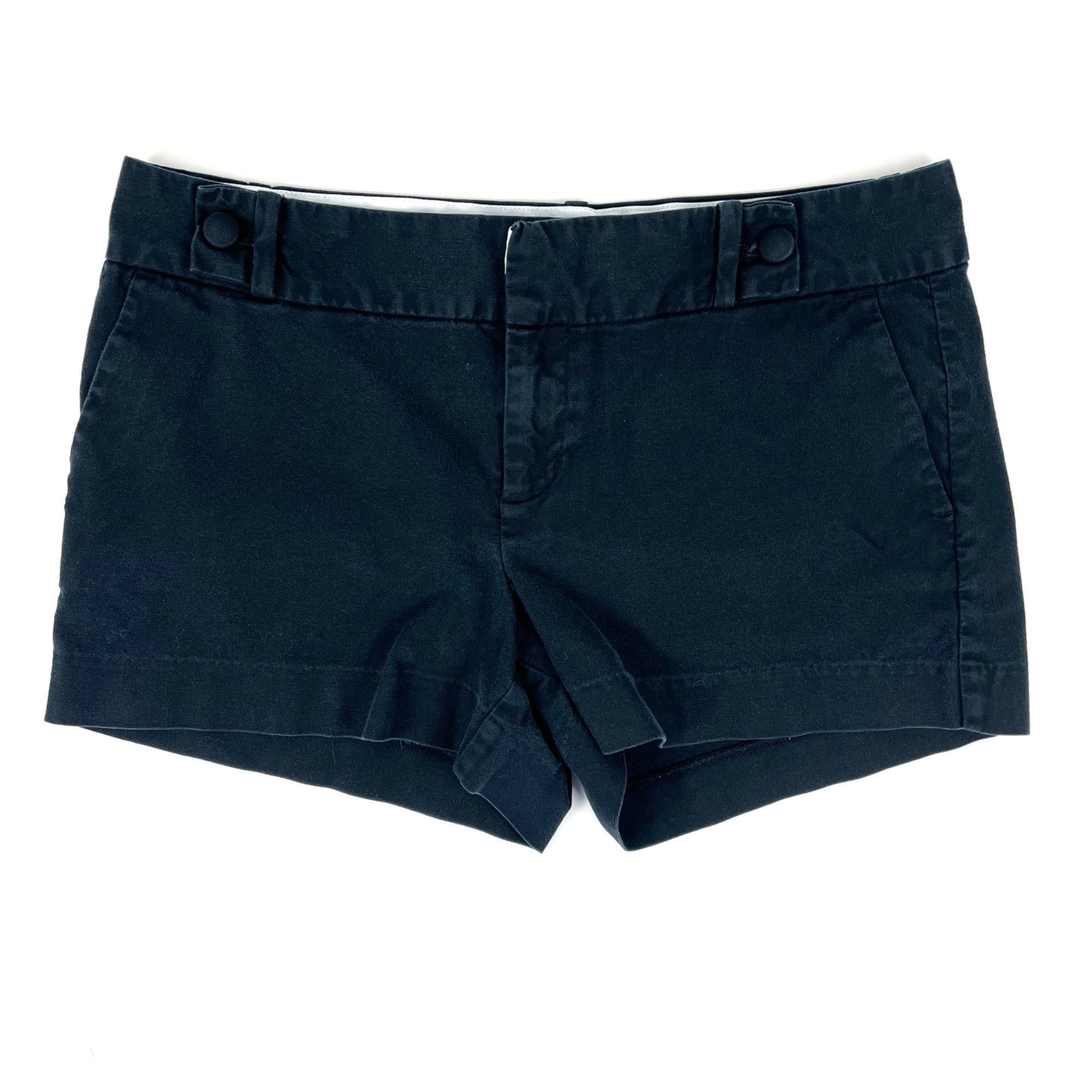 Banana Republic Banana Republic Flat-Front Slash Pocket Black Chino Shorts S Size 28" / US 6 / IT 42 - 1 Thumbnail