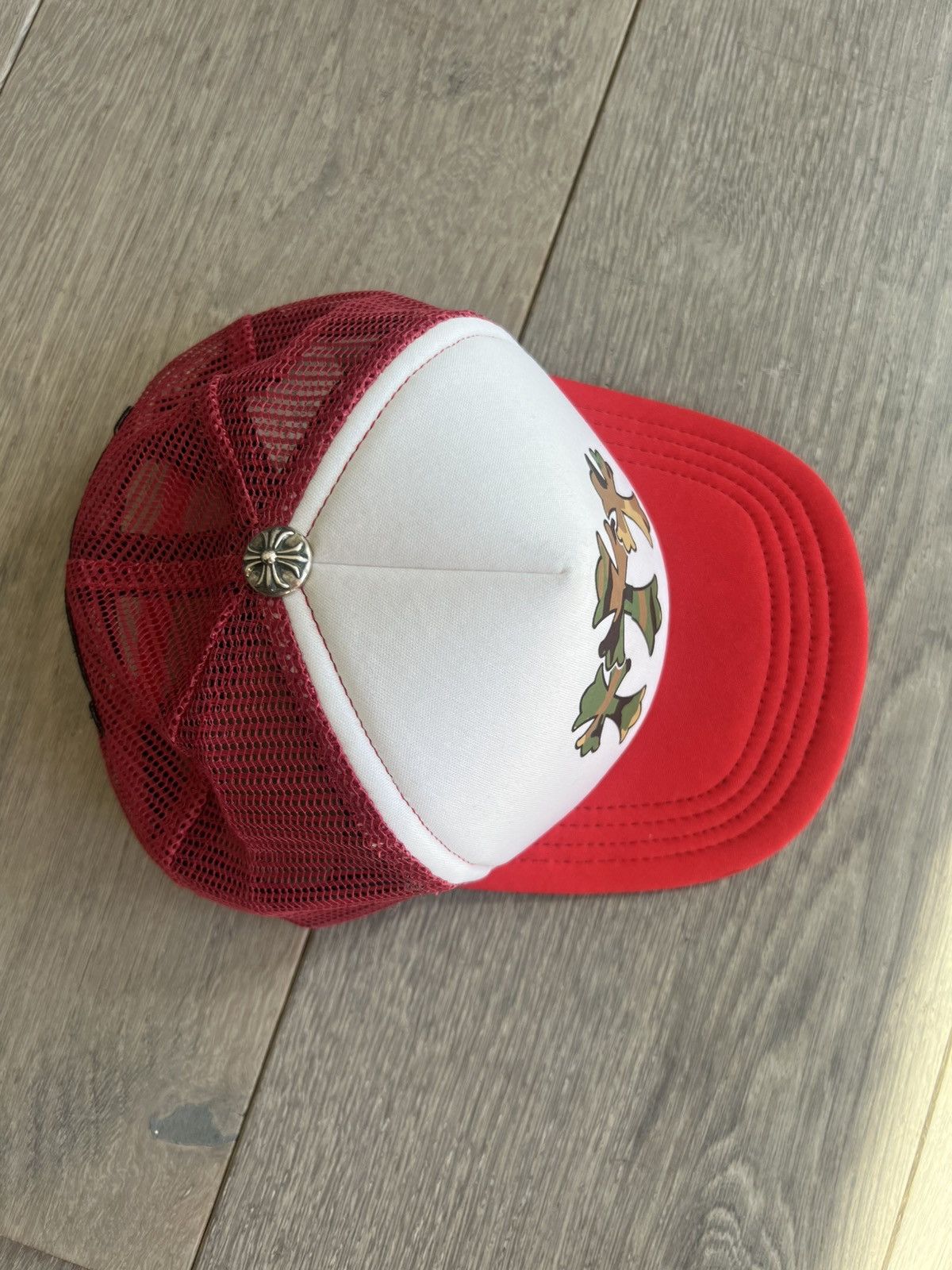 Chrome Hearts Red Chrome Hearts Hat Size ONE SIZE - 2 Thumbnail