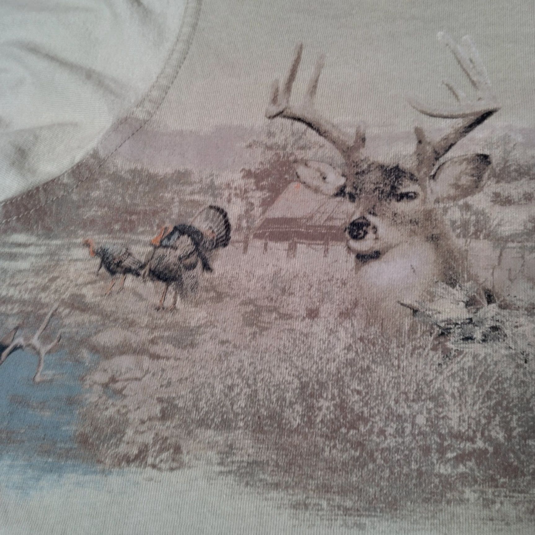 Vintage VINTAGE Redhead Henley Shirt Men XL Buck Deer Turkey Hunting Hunt Tan Animals Cabincore Size US XL / EU 56 / 4 - 6 Thumbnail