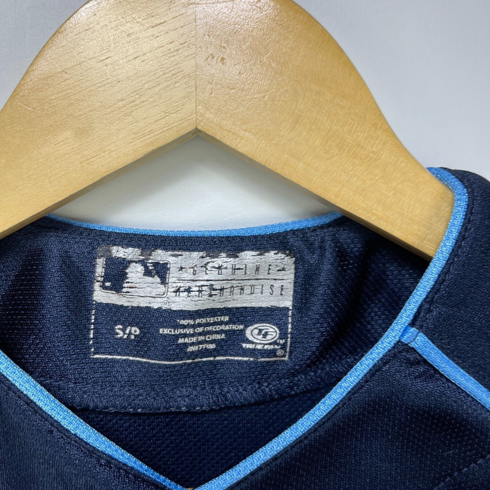 Vintage Vintage Tampa Bay Rays Baseball Jersey True Fan Youth Small Size US S / EU 44-46 / 1 - 7 Thumbnail
