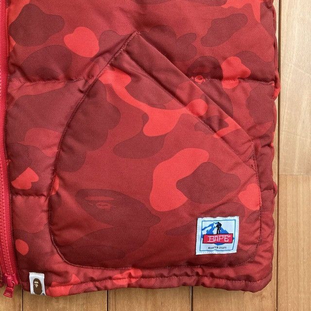 Bape BAPE Dark Red Camo Puffer Down Vest a bathing ape Size US M / EU 48-50 / 2 - 5 Thumbnail