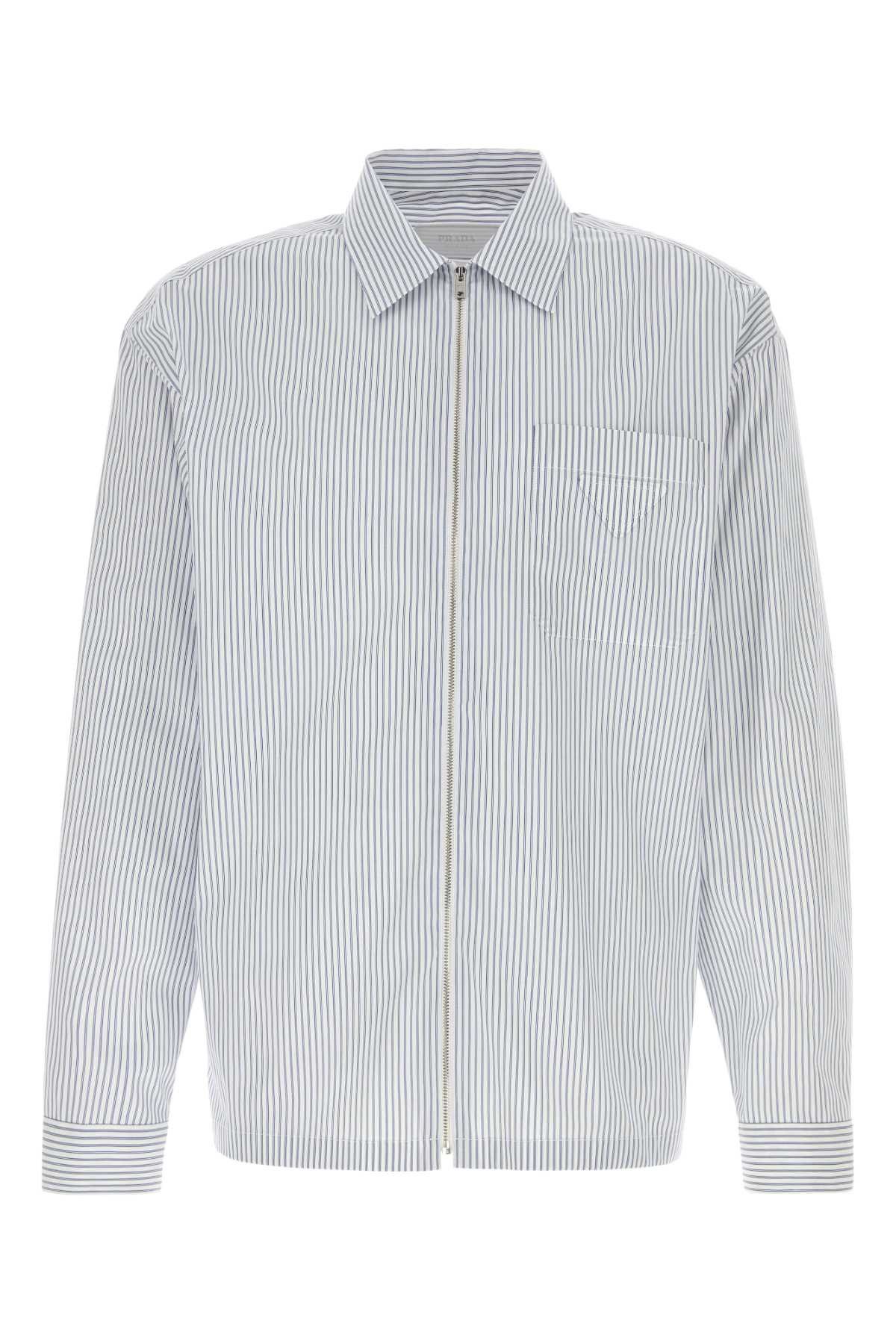 Embroidered Poplin Shirt