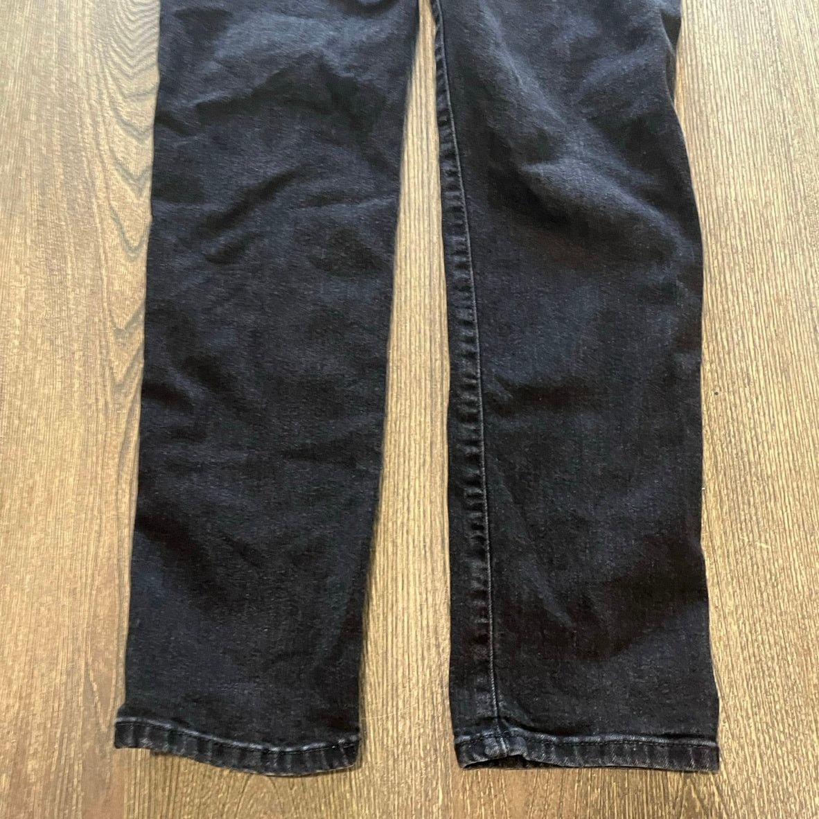 American Eagle Outfitters American Eagle Mens Airflex+ Slim Straight Jeans Black 32x32 Size US 32 / EU 48 - 6 Thumbnail