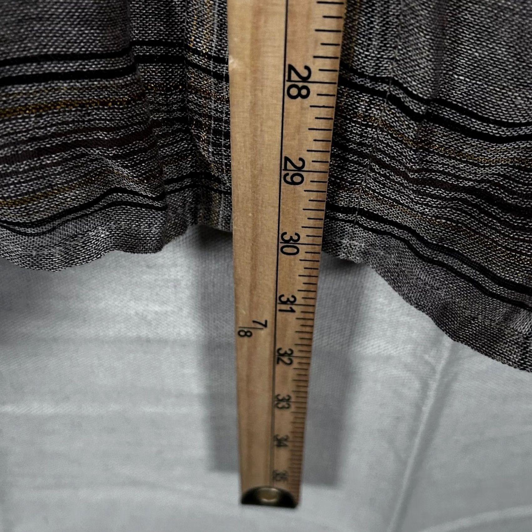 Vintage VINTAGE Florence Korn pour ECRU Paris Shirt Plaid Linen Blend Button Up Brown 38 M Women Falls Spring Summer Mens Womens Size M / US 6-8 / IT 42-44 - 5 Thumbnail