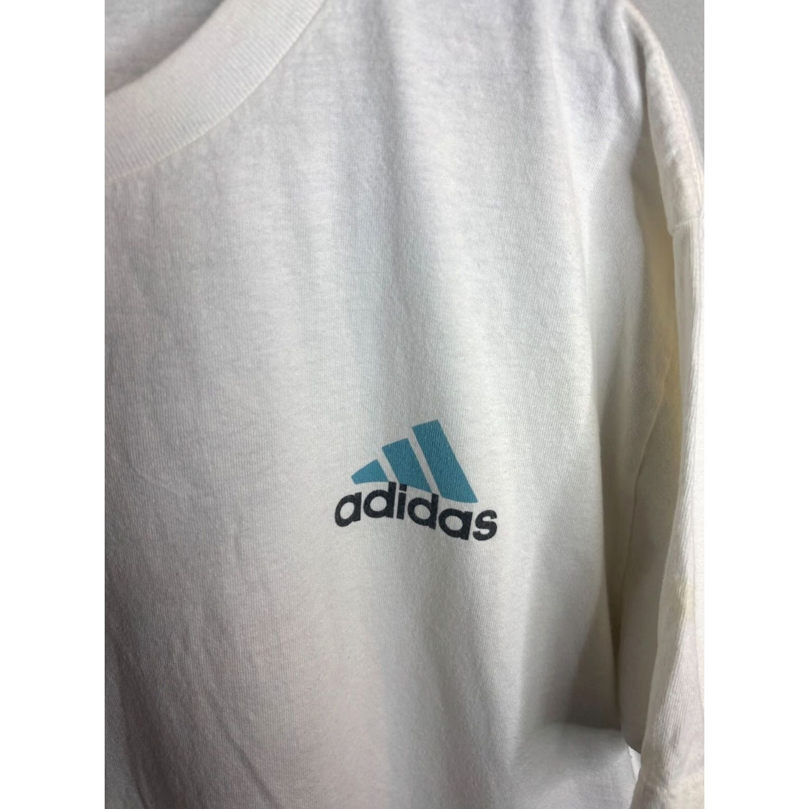 Adidas adidas T-Shirt Crew Short Sleeve Men's L White 90s Graphic T-Shirt 4075 Size US L / EU 52-54 / 3 - 4 Thumbnail