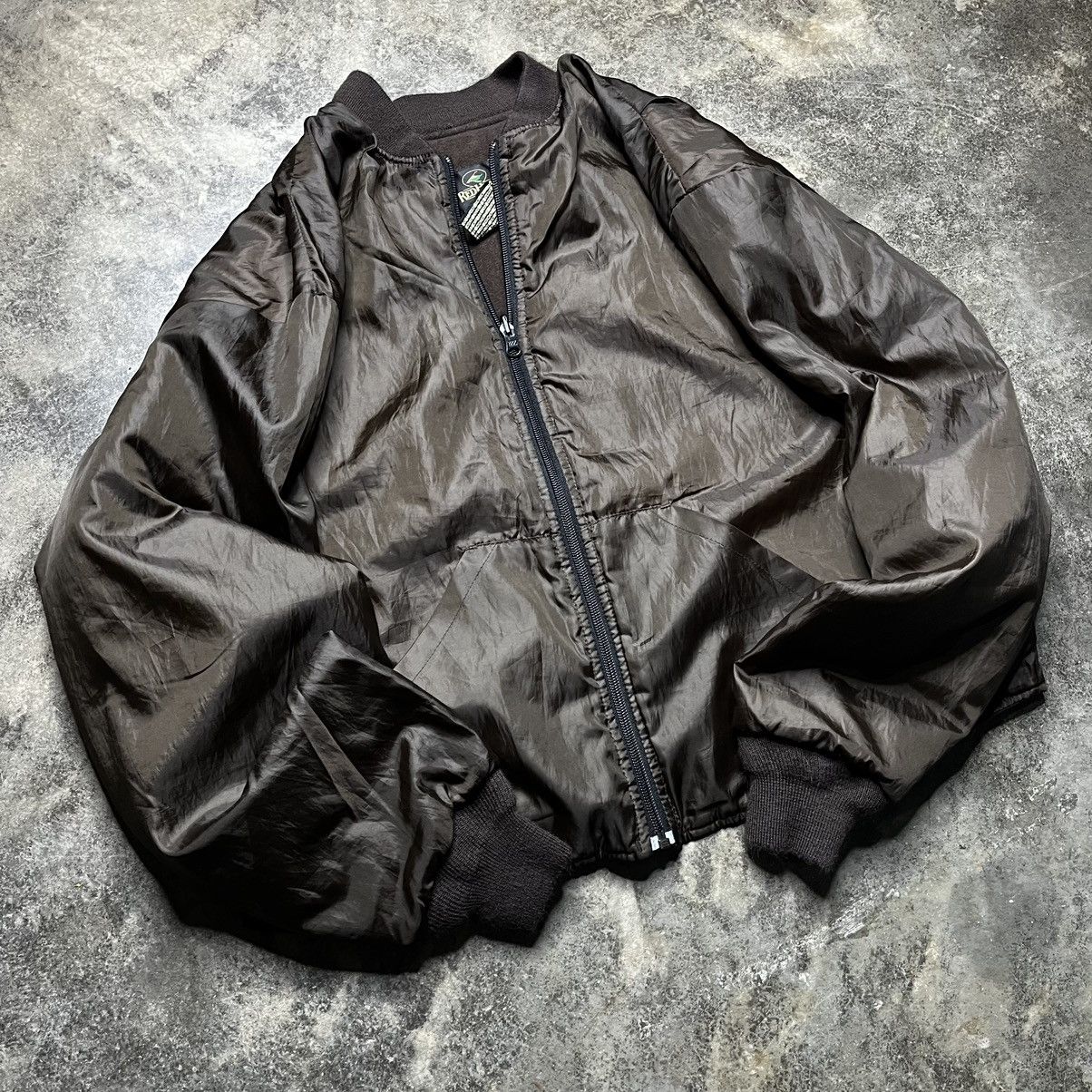 Redhead vintage brown zip up windbreaker jacket Size US L / EU 52-54 / 3 - 1 Thumbnail