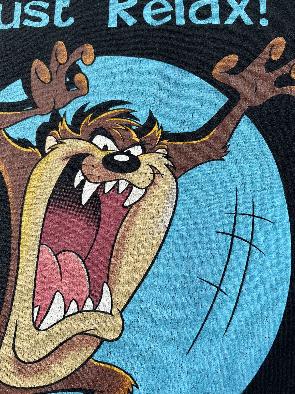 Cartoon Network Vintage 1995 Taz Tazmanian Devil Looney Tunes Warner Bros Size US XL / EU 56 / 4 - 5 Thumbnail