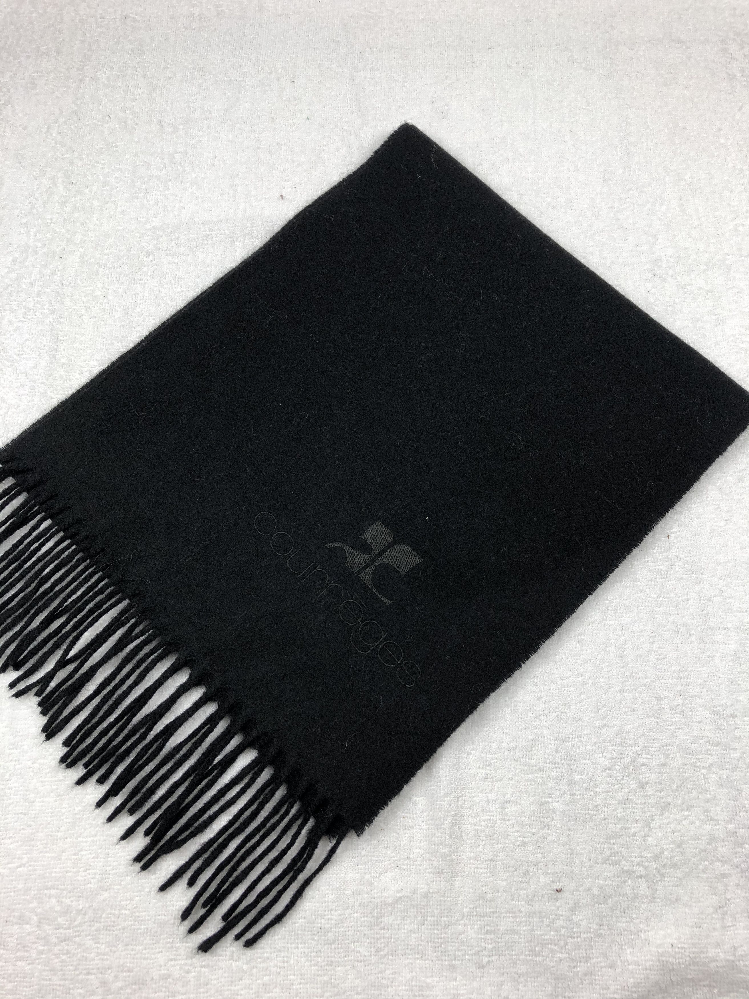 Courreges Courreges Lambswool Scarf / Muffler / Neckwear Size ONE SIZE - 6 Thumbnail