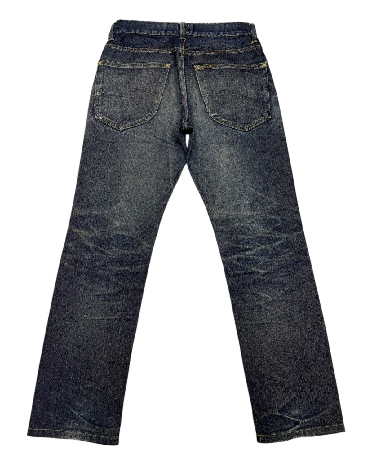 Lee 🔥LEE 101 DISTRESSED AGED DENIM JEANS Size US 27 - 2 Thumbnail