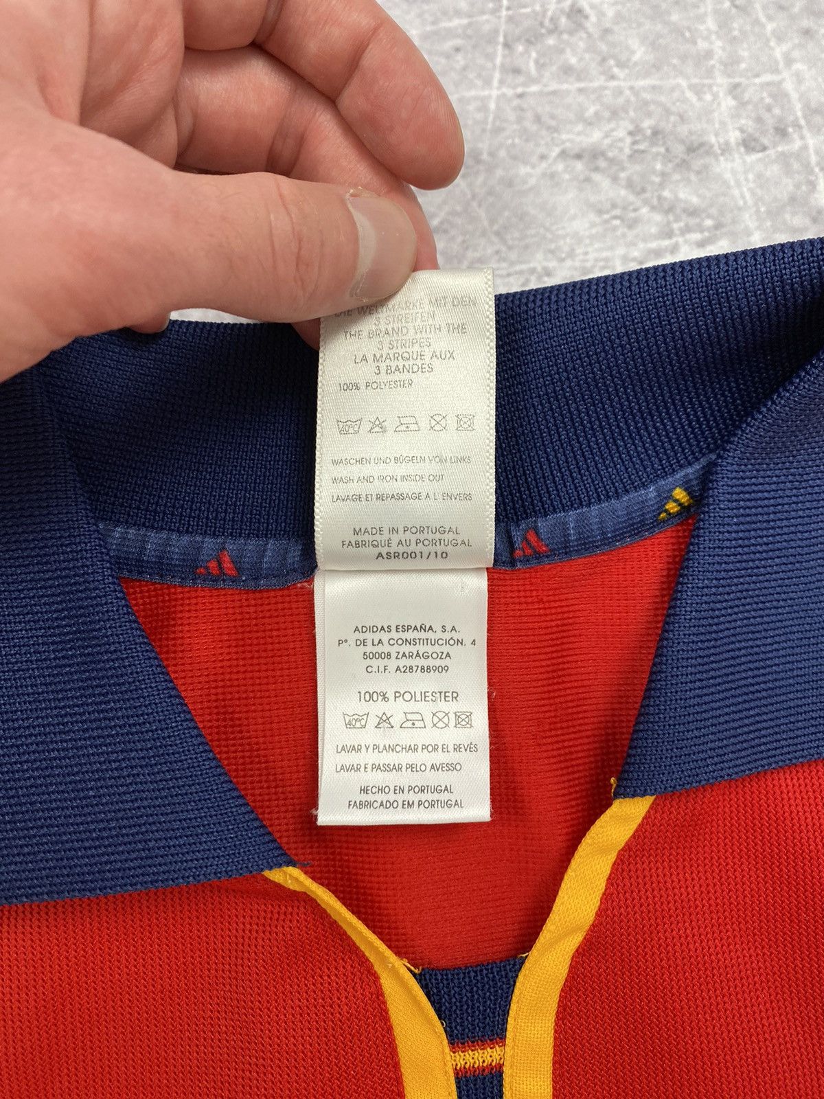 Adidas × Vintage Vintage Spanish jersey by Adidas Size US L / EU 52-54 / 3 - 9 Thumbnail