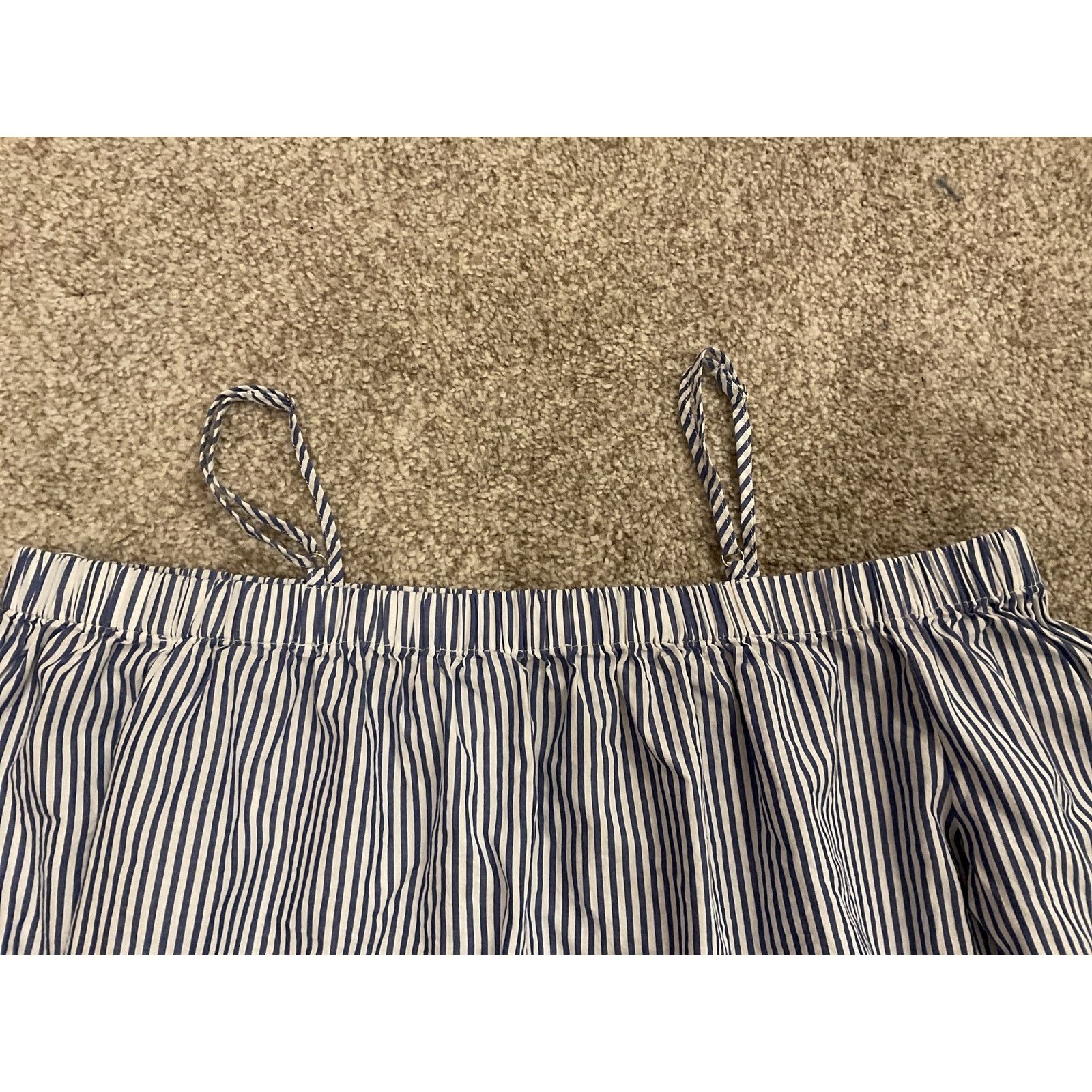 Saks Fifth Avenue Saks Fifth Avenue Stripe Off Shoulder Cold Shoulder Blouse,S Size S / US 4 / IT 40 - 7 Thumbnail