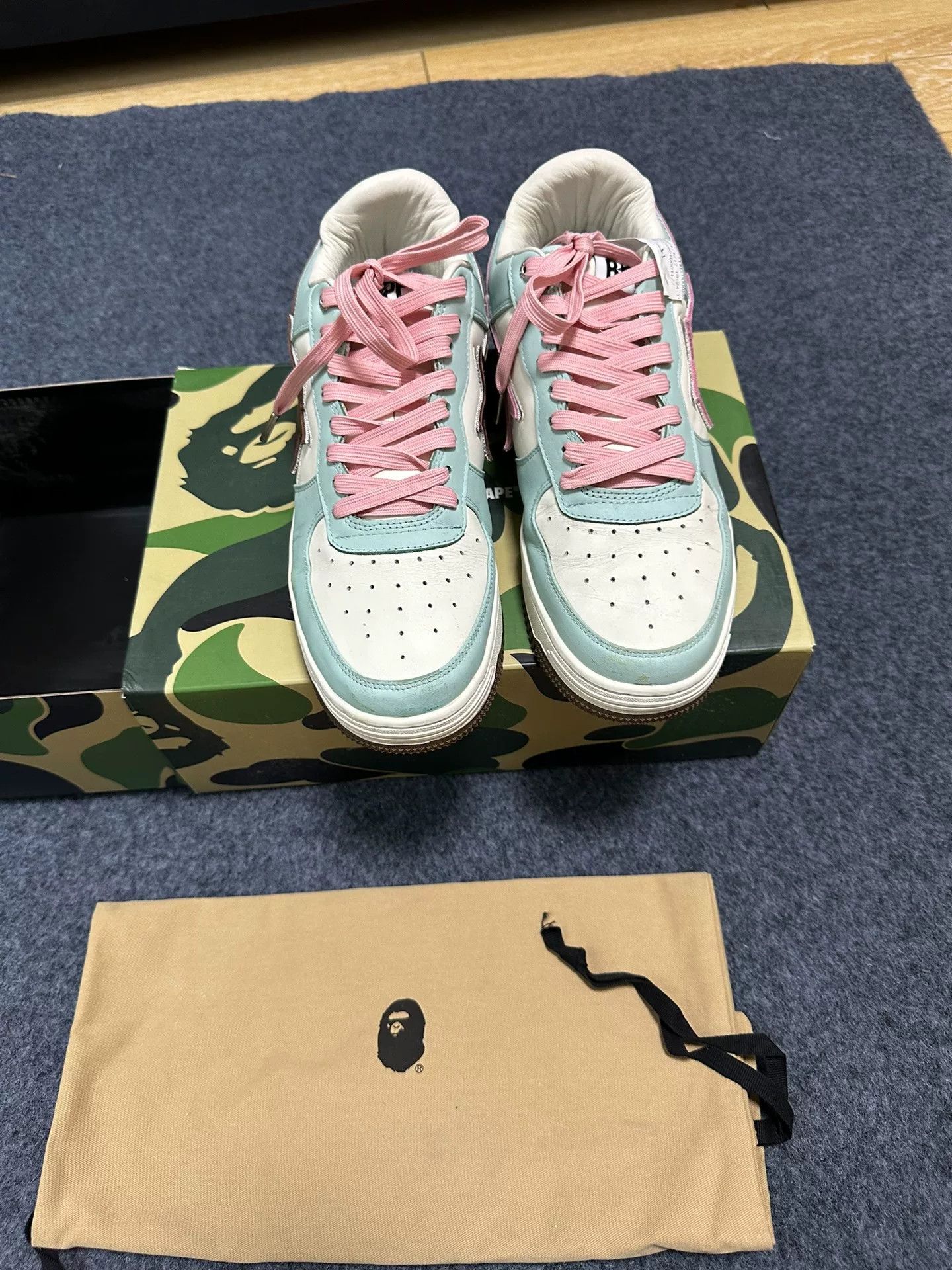 Bape Bape Ta Multi Glow Velcro Designer Size US 13 / EU 46 - 1 Thumbnail