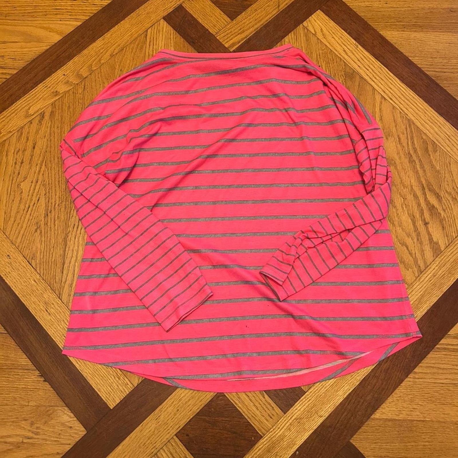 Other (XL) Made for Life Pink Striped Long Sleeve Size XL / US 12-14 / IT 48-50 - 3 Thumbnail