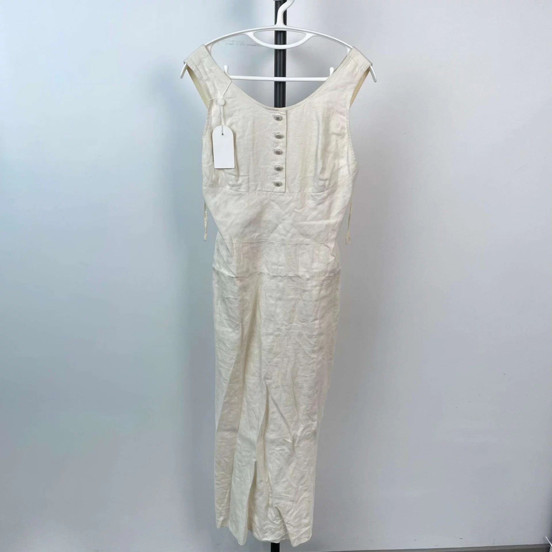Chanel Chanel White Linen-Cotton Maxi Dress 38 Size S / US 4 / IT 40 - 1 Thumbnail