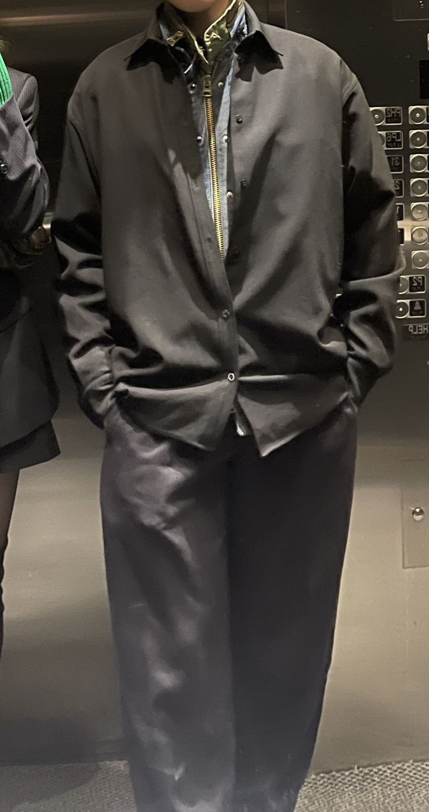 Balenciaga Employee Uniform Buttoned Long-Sleeved Shirt | Grailed