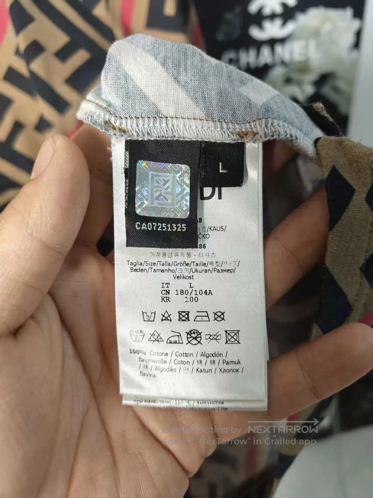 Fendi Fendi Printed Short Sleeve Shirt. Size US M / EU 48-50 / 2 - 3 Thumbnail