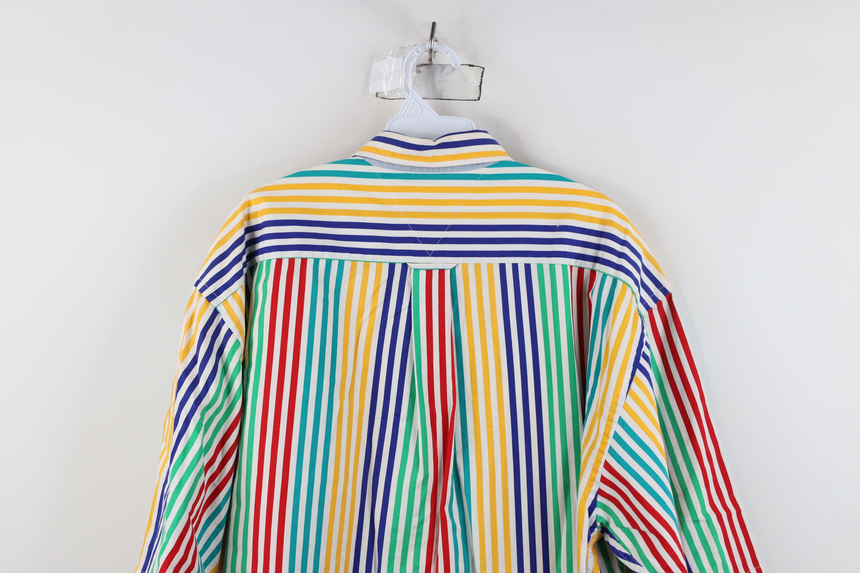 Vintage Vintage 90s Streetwear Baggy Fit Collared Button Shirt Size US L / EU 52-54 / 3 - 11 Thumbnail