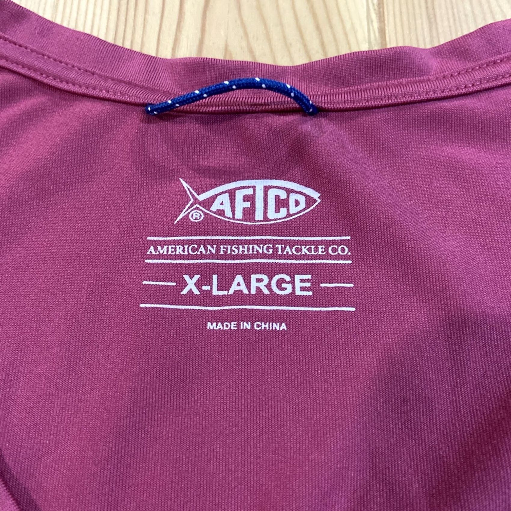 Pinko AFTCO Shirt Mens XL Pink V neck Long Sleeve Fishing Performance Sun Outdoor Shirt Size US XL / EU 56 / 4 - 3 Thumbnail