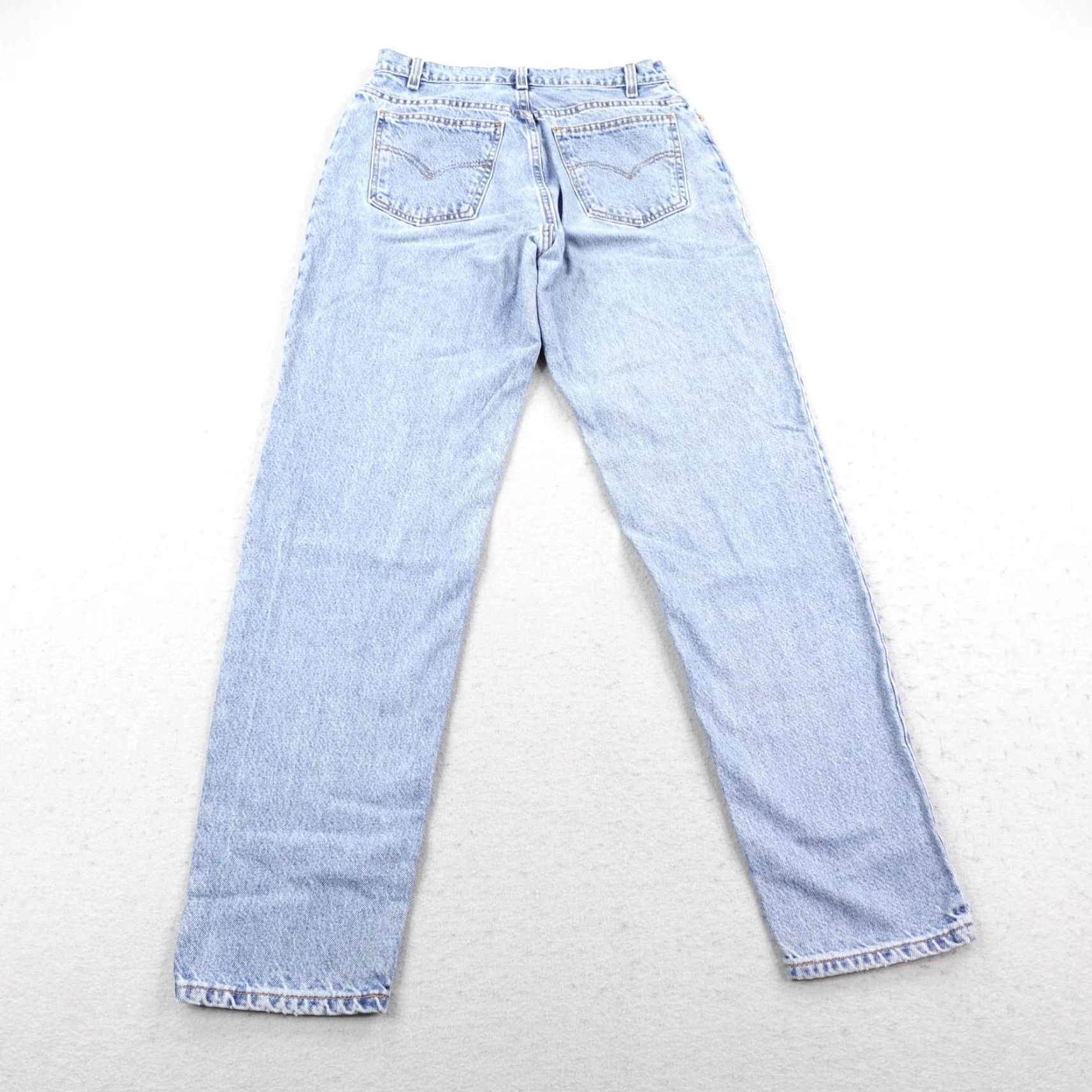 Levi's VINTAGE Levi's Jeans Womens 951 Relaxed Tapered Light Wash 12 Tall Denim 100% Cotton USA 90s Womens Size 34" / US 12 / IT 48 - 4 Thumbnail