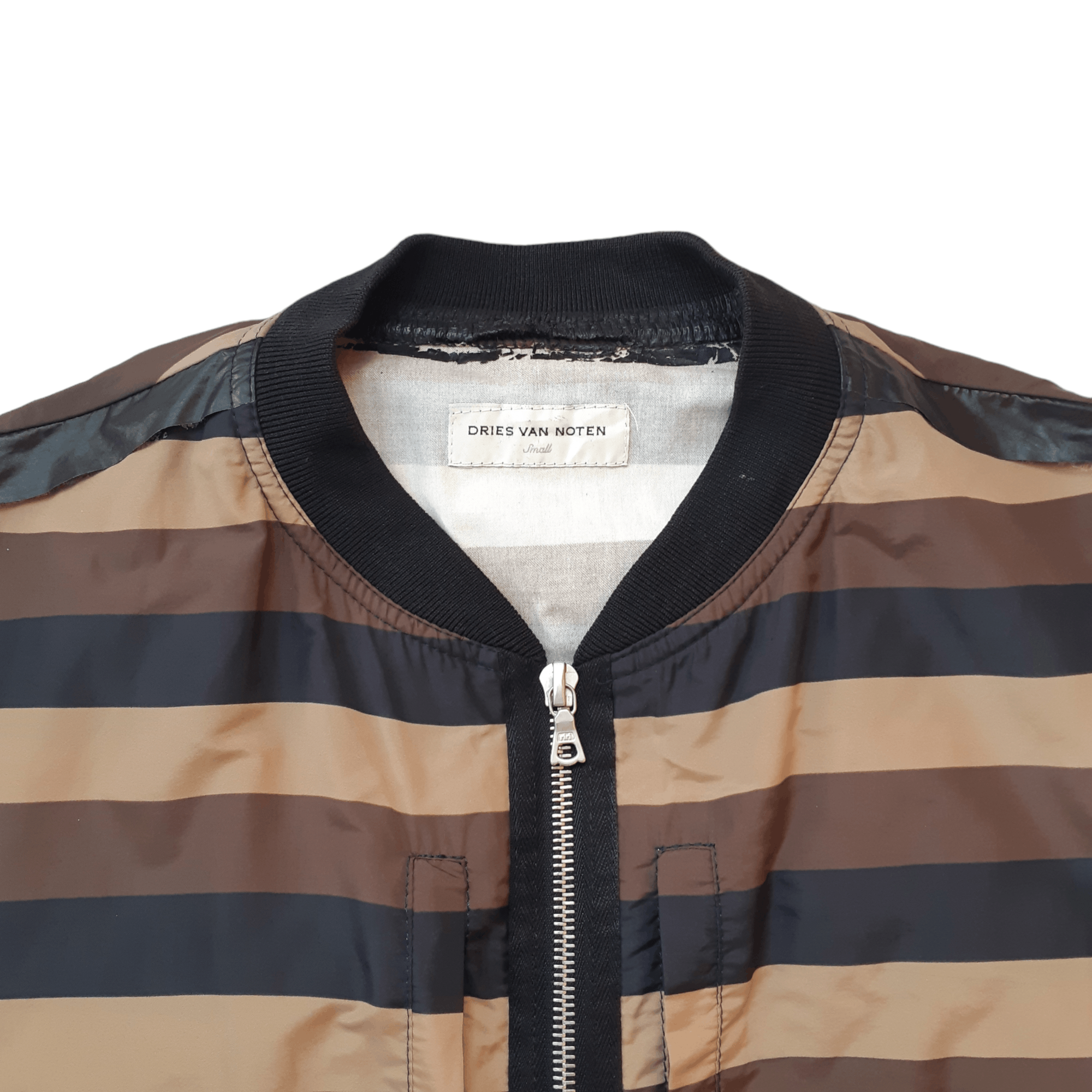 Dries Van Noten Dries Van Noten Striped 2 layer Jacket Size S / US 4 / IT 40 - 2 Thumbnail