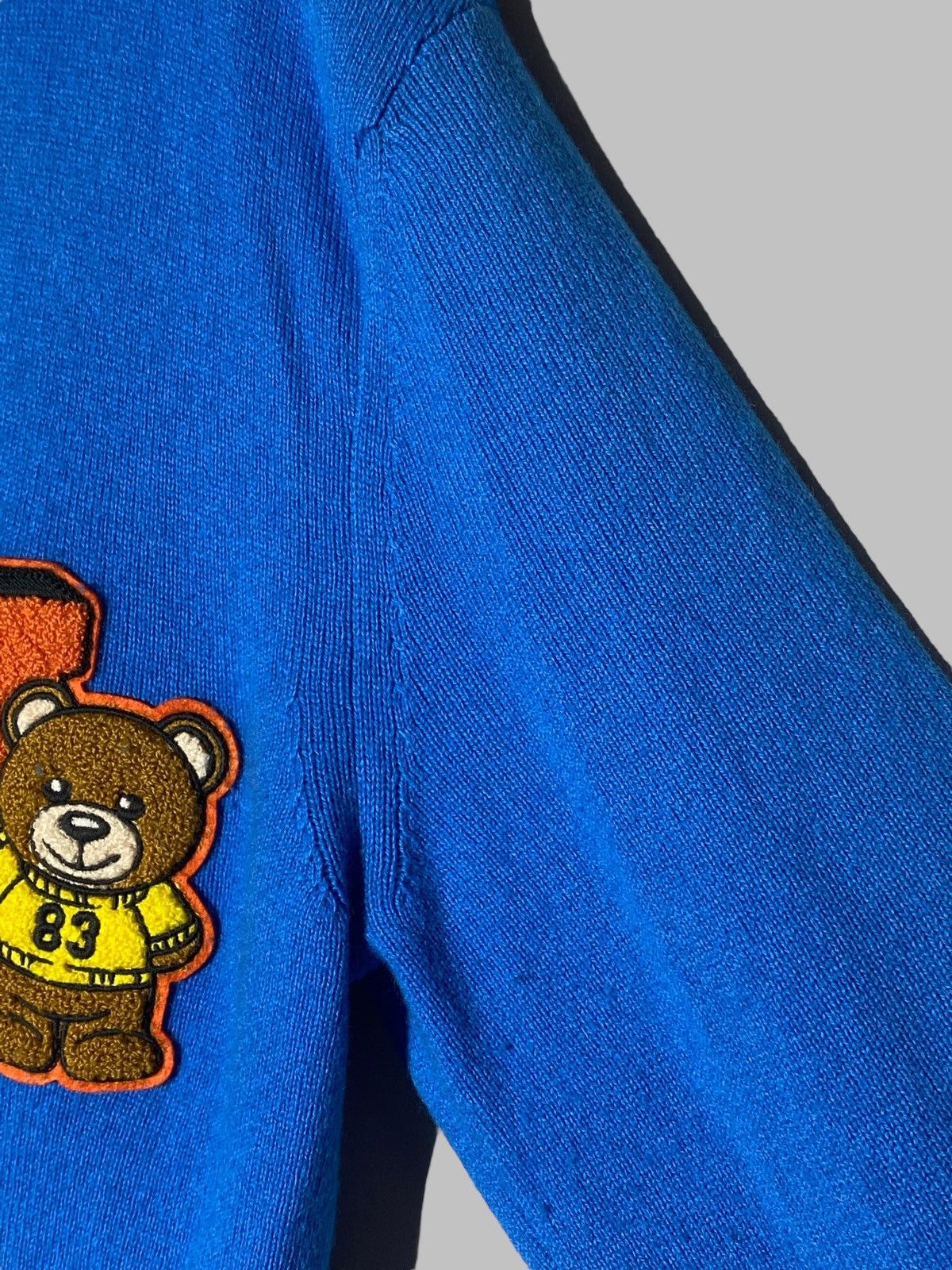 Moschino 🔥 MOSCHINO COUTURE CARDIGAN BEAR COLLEGE LOOK Y2K Size US L / EU 52-54 / 3 - 13 Thumbnail