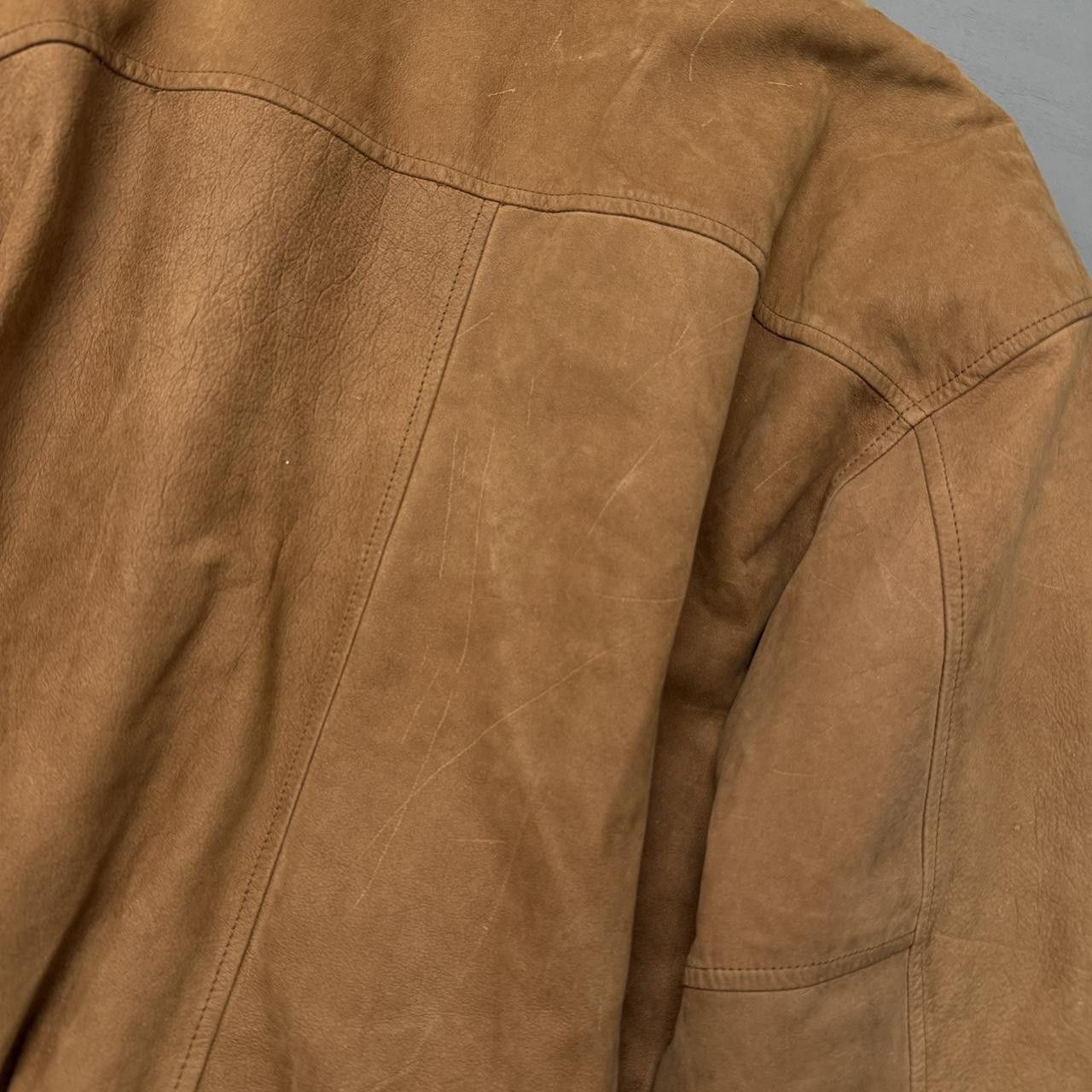 Vintage Vintage Outbrook Suede Leather Bomber Jacket Large Size US L / EU 52-54 / 3 - 4 Thumbnail