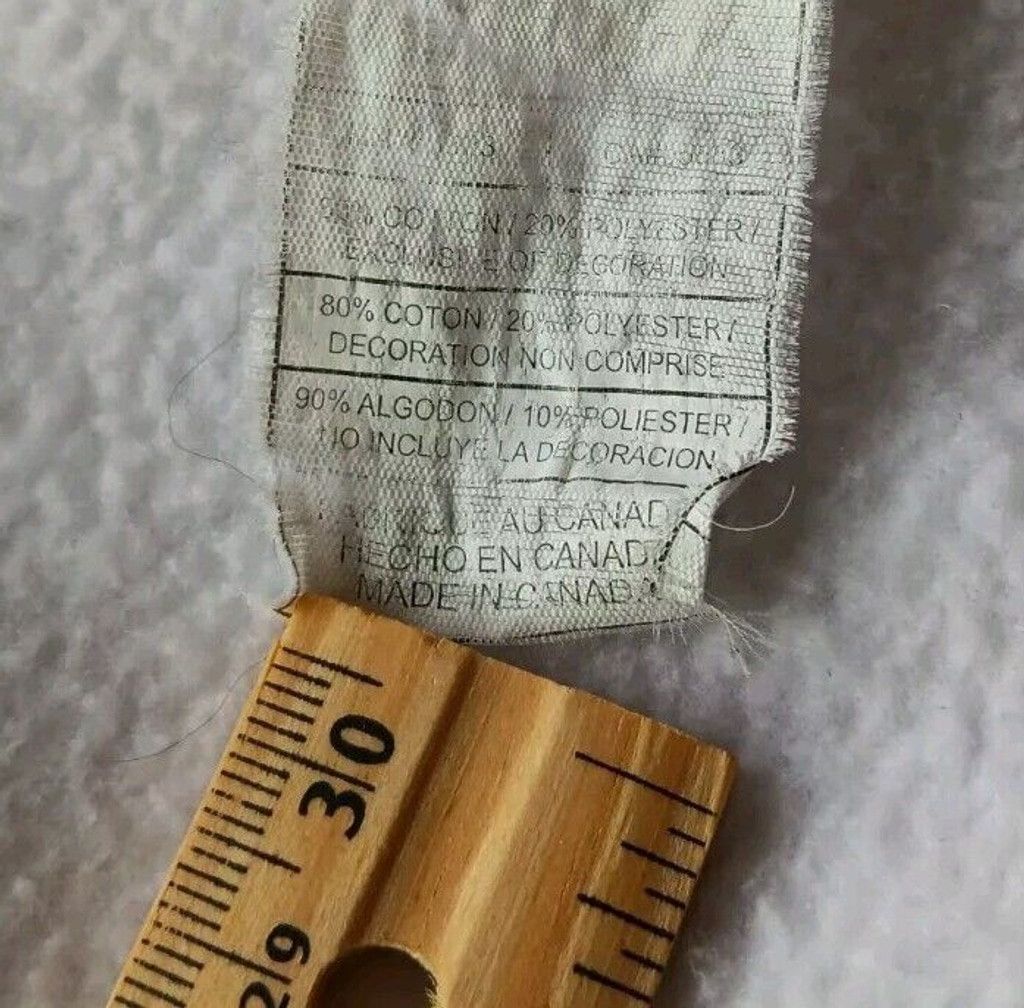 Nike 1990's Nike Made In Canada Zip Up Hoodie Sweater White Gray Size US M / EU 48-50 / 2 - 5 Thumbnail