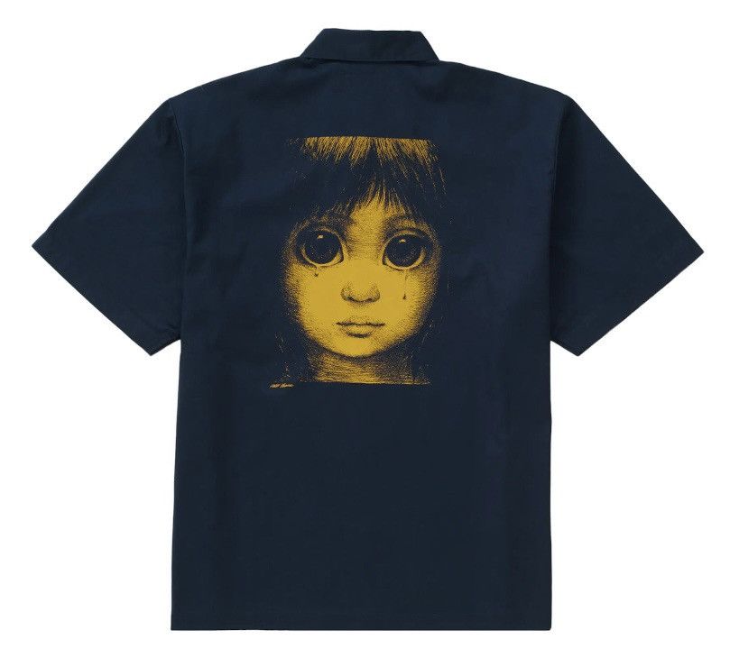 Supreme Supreme Margaret Keane Teardrop Work Shirt Navy (Size Large) Size US L / EU 52-54 / 3 - 4 Thumbnail