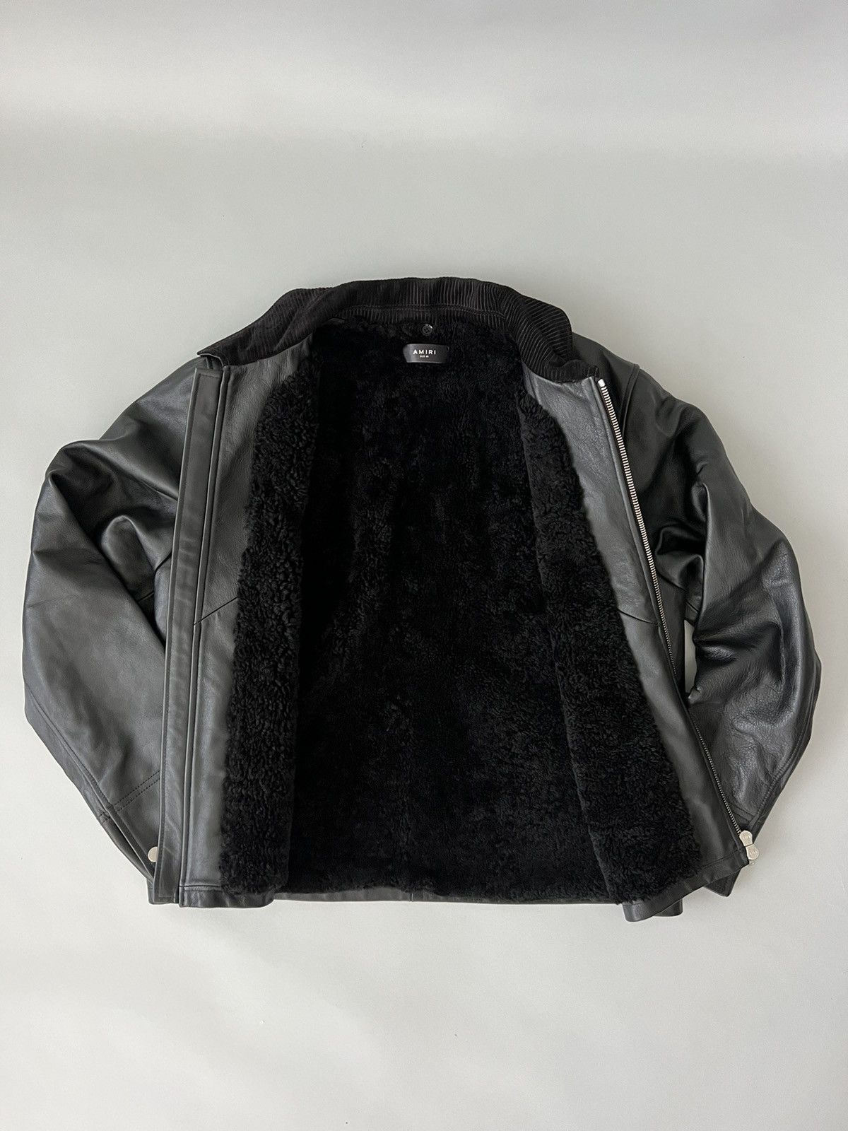 Amiri Amiri Leather Shearling Jacket Size US M / EU 48-50 / 2 - 8 Thumbnail