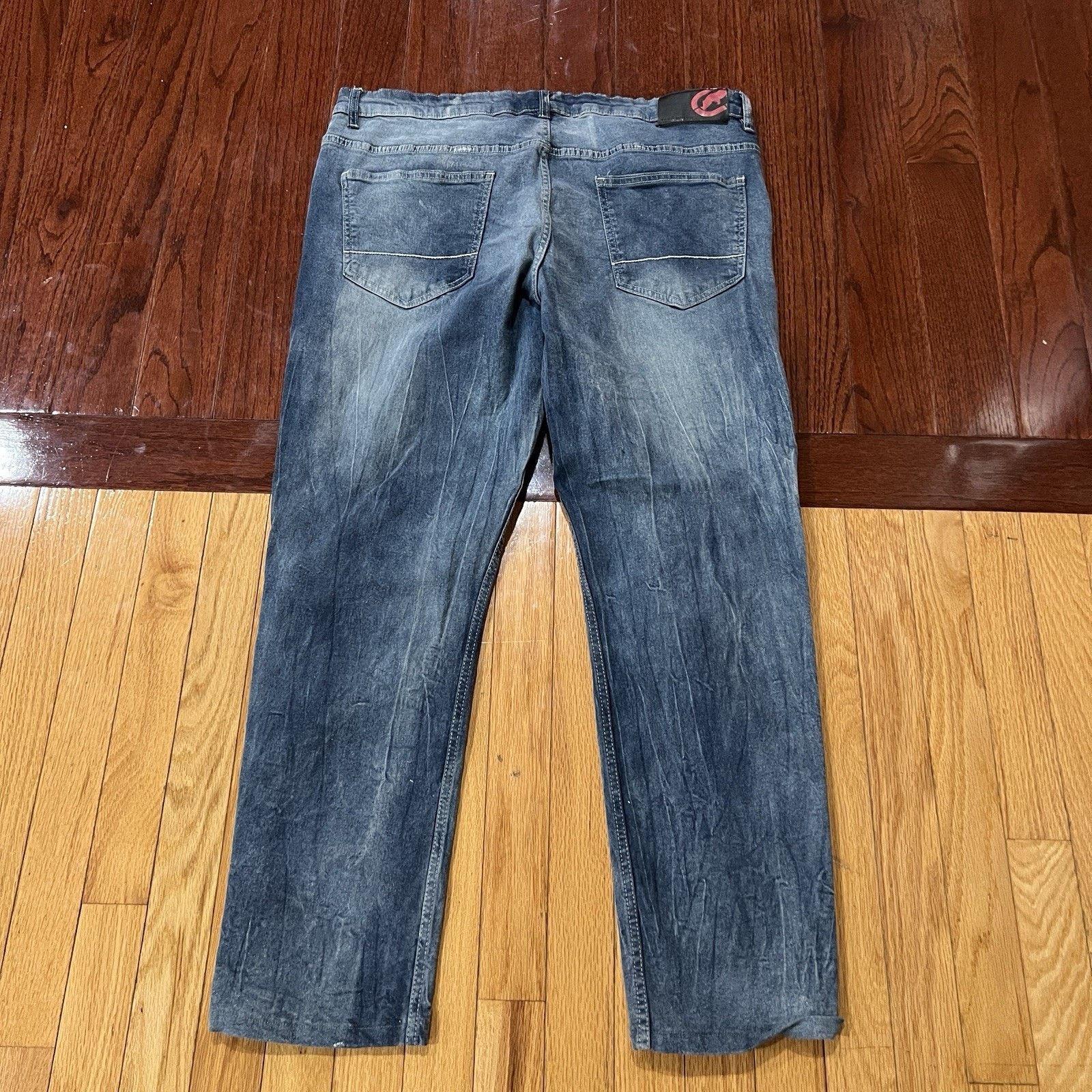 Ecko Unltd. VTG Ecko Unltd Jeans Mens 36x28 Blue Straight Baggy Denim Size US 36 / EU 52 - 3 Thumbnail