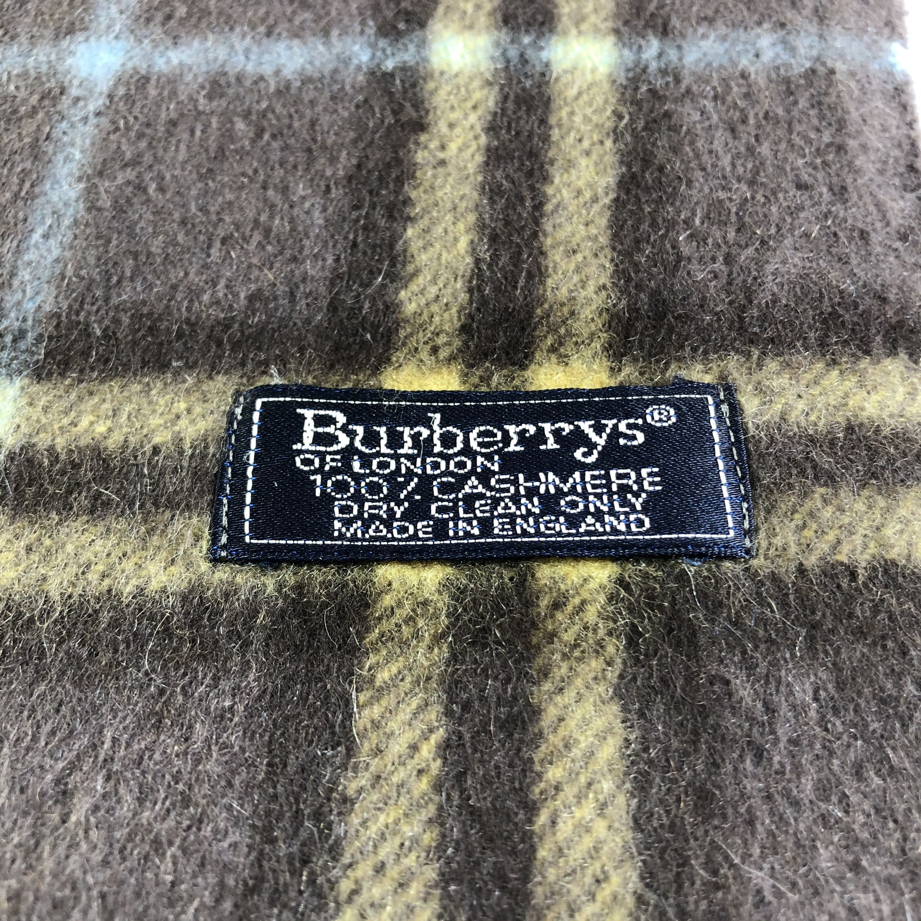 Burberry Burberrys Nova Check Cashmere Scarf Muffler Neckwear V2431 Size ONE SIZE - 5 Thumbnail