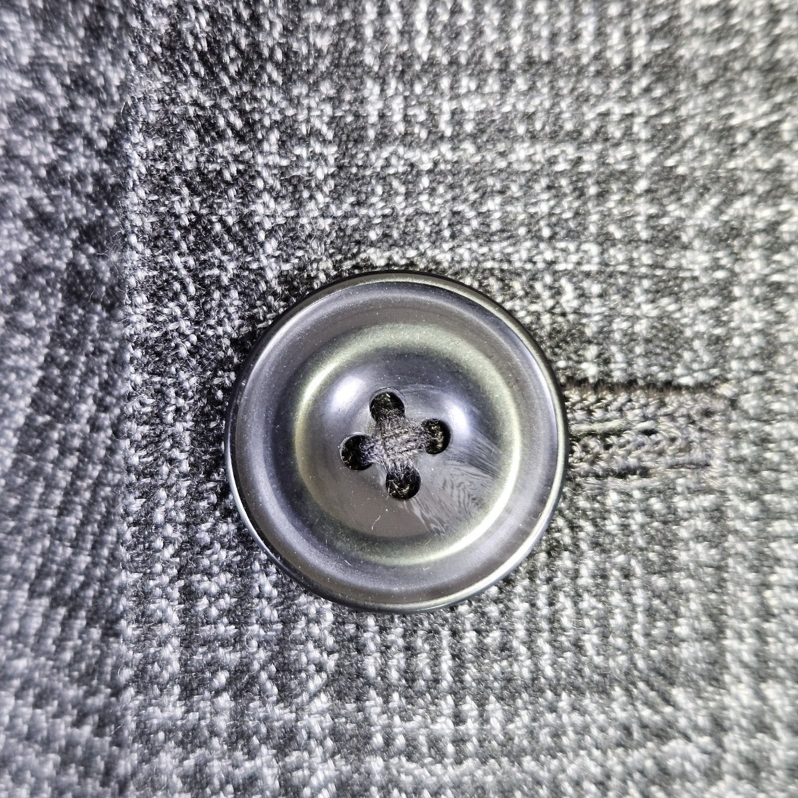 Michael Kors Michael Kors Glen Plaid Sport Coat Blazer Gray Interview Size 42S - 5 Thumbnail