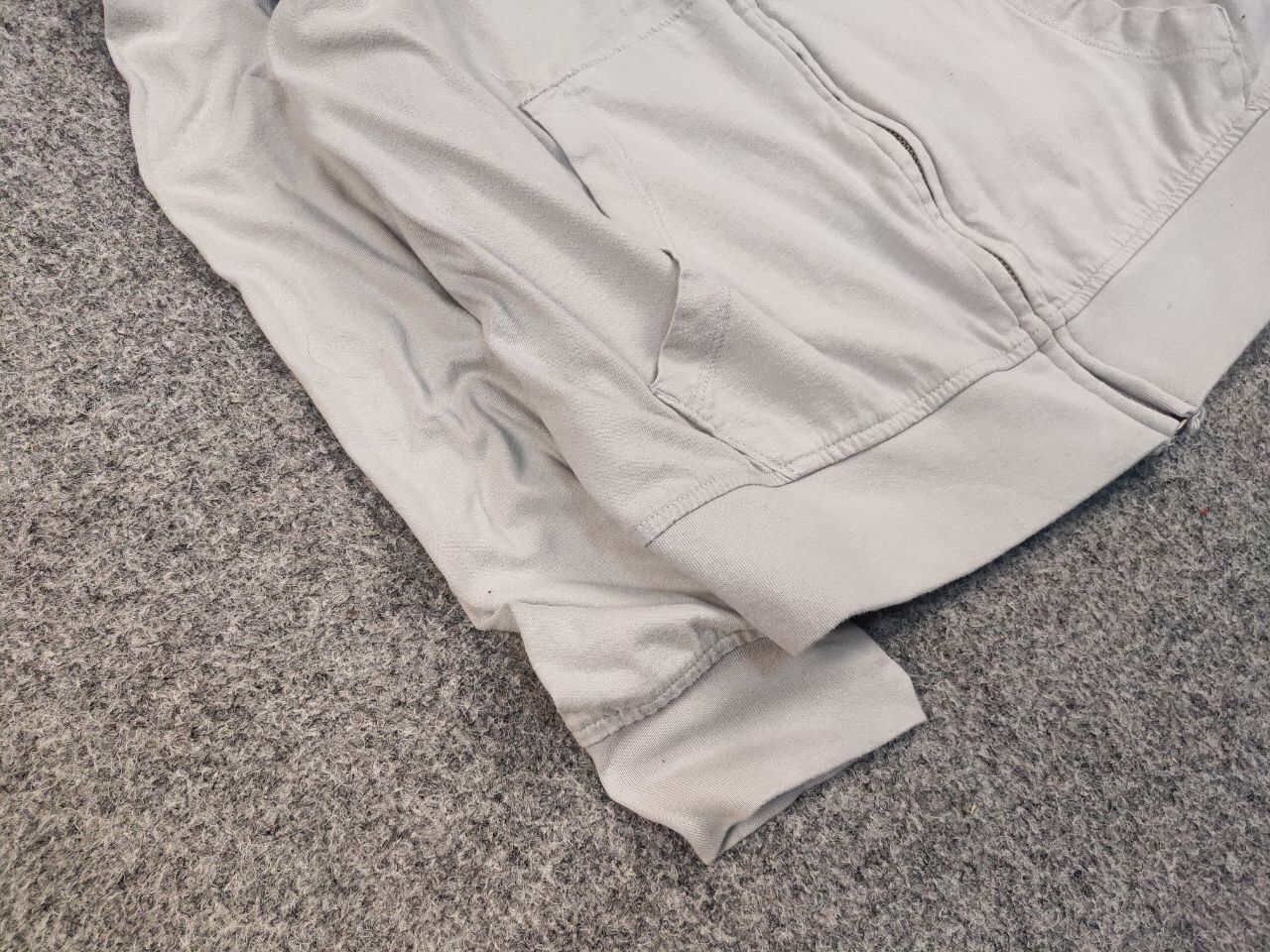Allsaints Allsaints Brace Full Zip Light BlueGray Hoodie Vintage Style Size US M / EU 48-50 / 2 - 6 Thumbnail