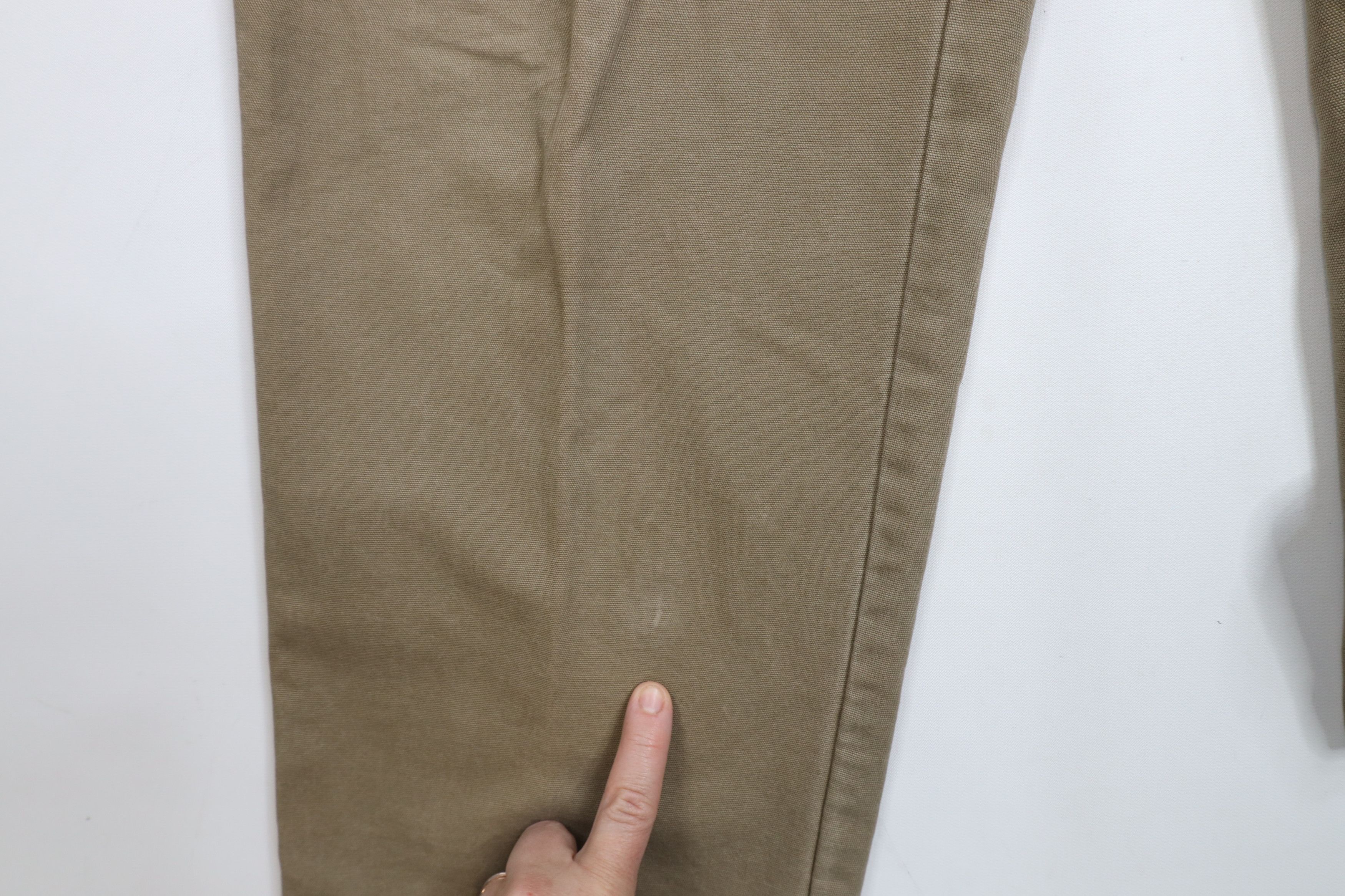 Columbia × Vintage Vintage Columbia Spell Out Wide Leg Canvas Pants Beige Size US 36 / EU 52 - 6 Thumbnail