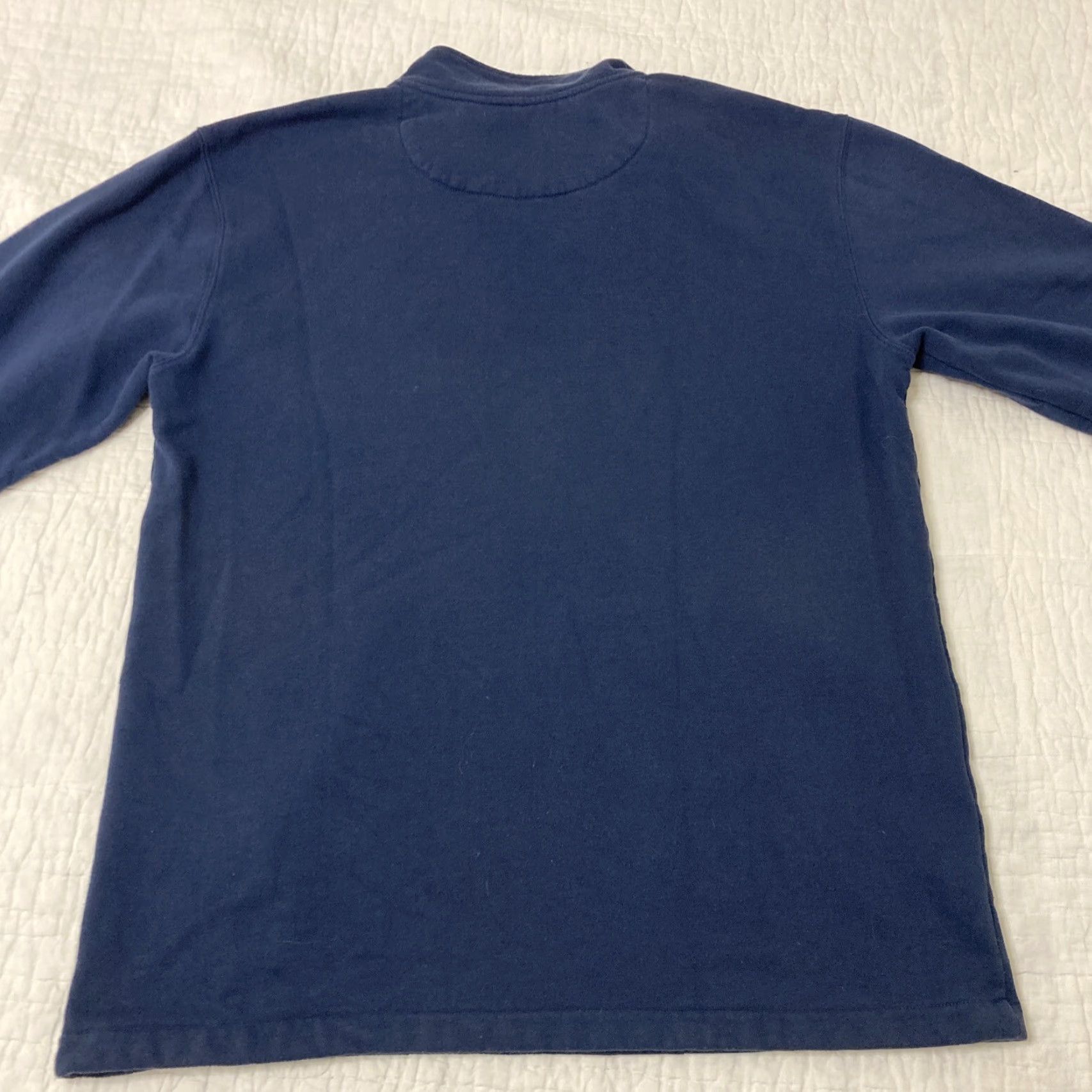 Vans VANS Men Sweater Pullover Quarter Zip Large Blue Off The Wall MENS Labeled Regular Size US L / EU 52-54 / 3 - 5 Thumbnail