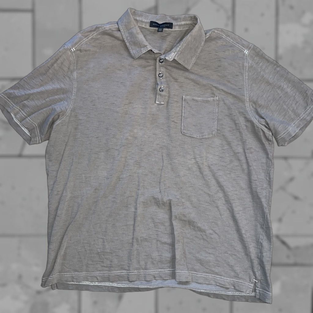 Vintage Robert Barakett Polo Shirt Mens XXL Gray Size US XXL / EU 58 / 5 - 1 Thumbnail