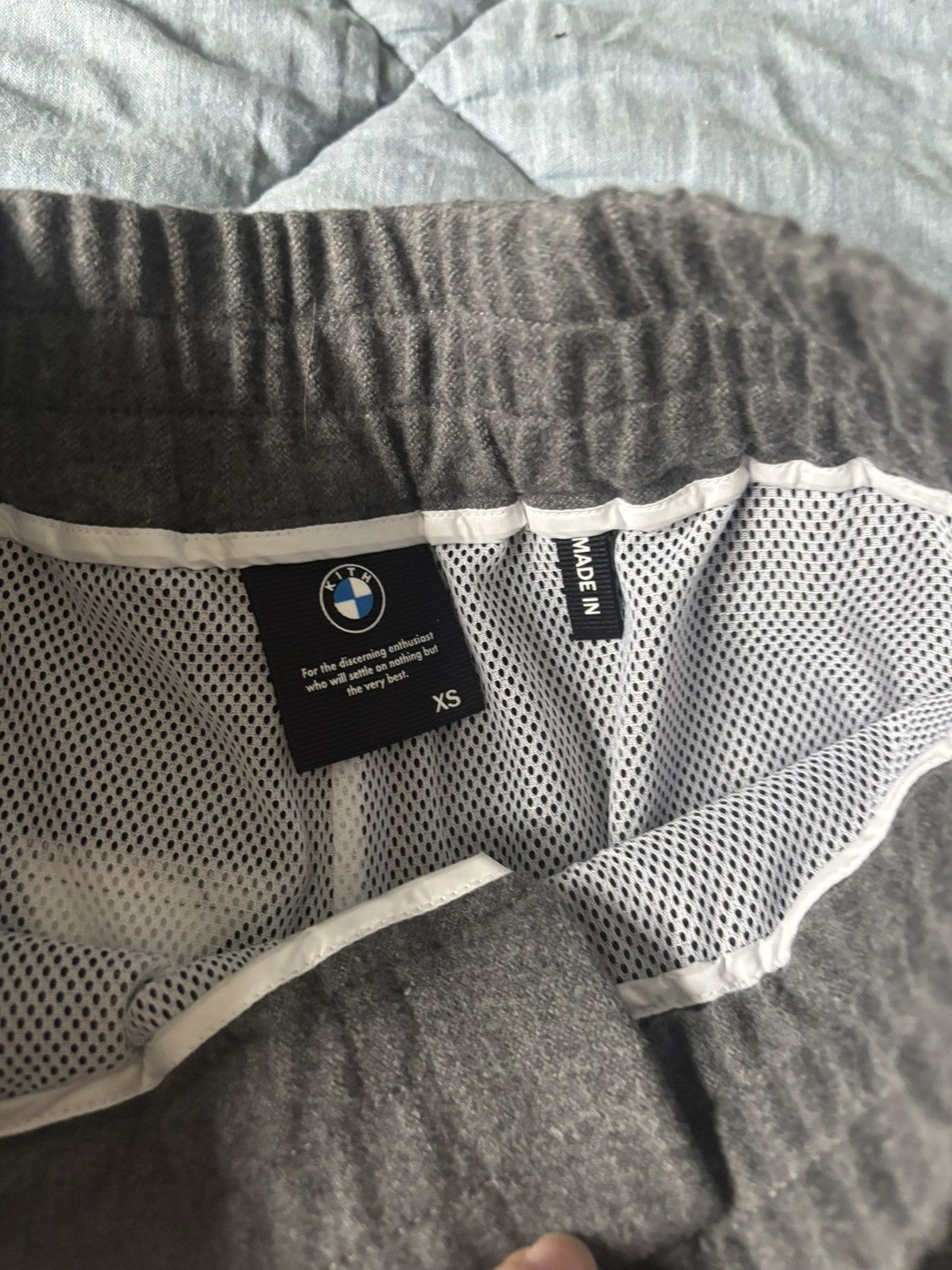 BMW × Kith NWT Kith X BMW Pintuck Trackpant - Grey XS Size US 26 / EU 42 - 4 Thumbnail