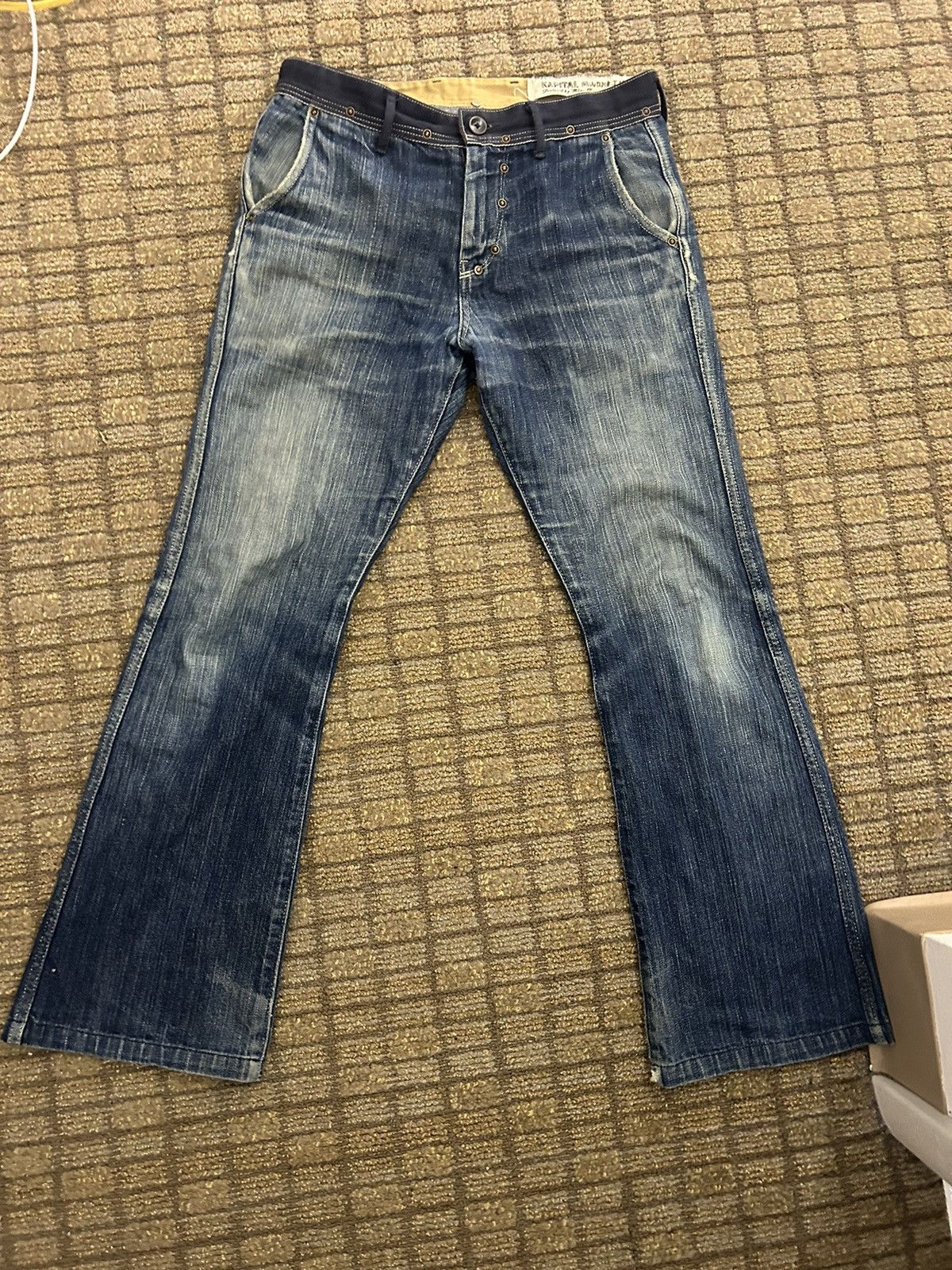 image of Vintage Kapital 14Oz Denim 5P Flared Denim, Men's (Size 30)