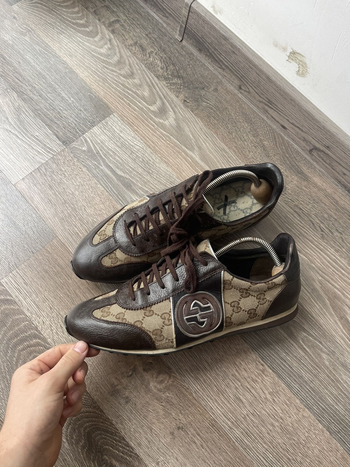 Gucci Gucci Logo GG Sneakers Men's Size 9 multilogo monogram Size US 9 / EU 42 - 1 Thumbnail