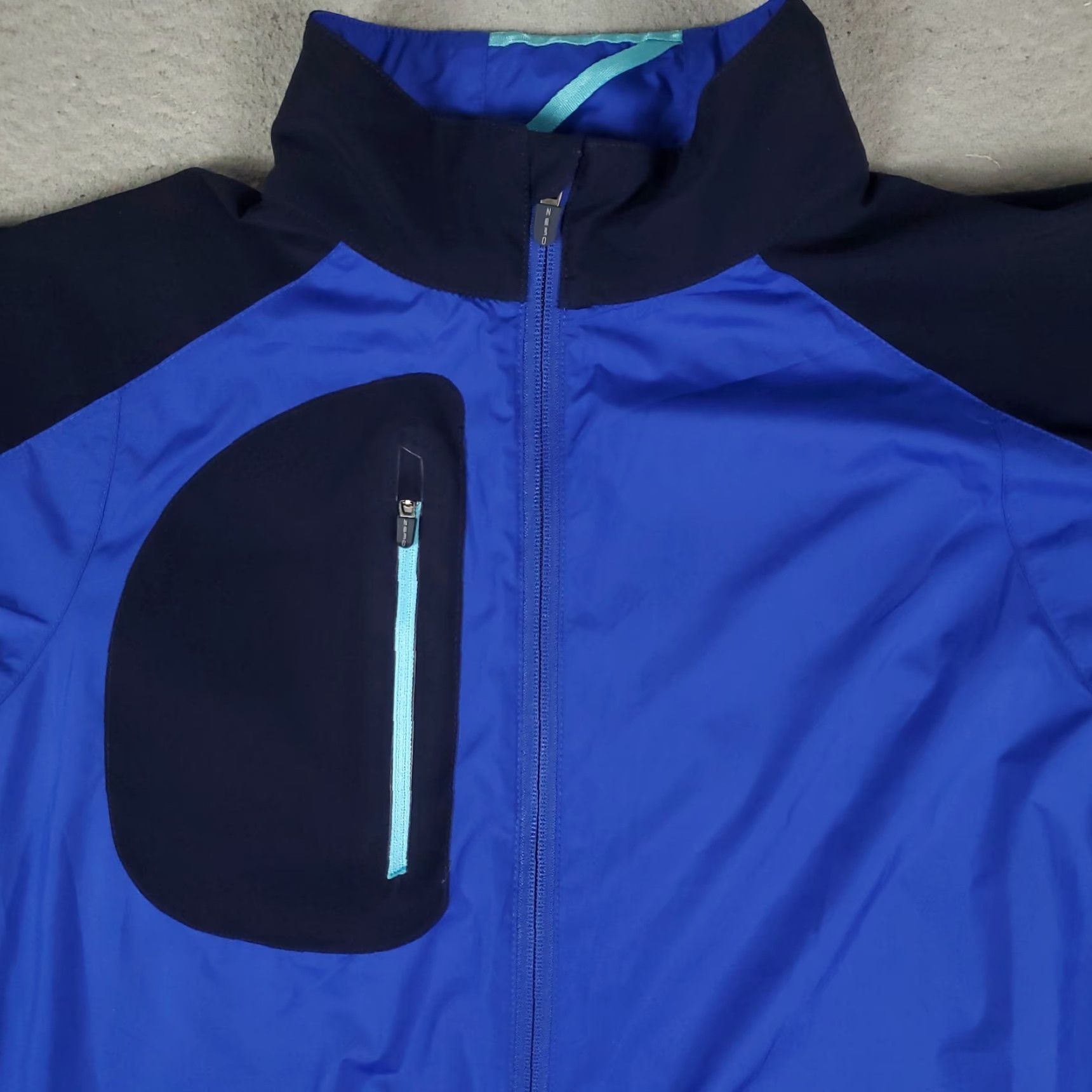 Vintage Zero Restriction Shirt Mens Size Medium Blue Full Zip Golf Windbreaker Jacket Size US M / EU 48-50 / 2 - 2 Thumbnail