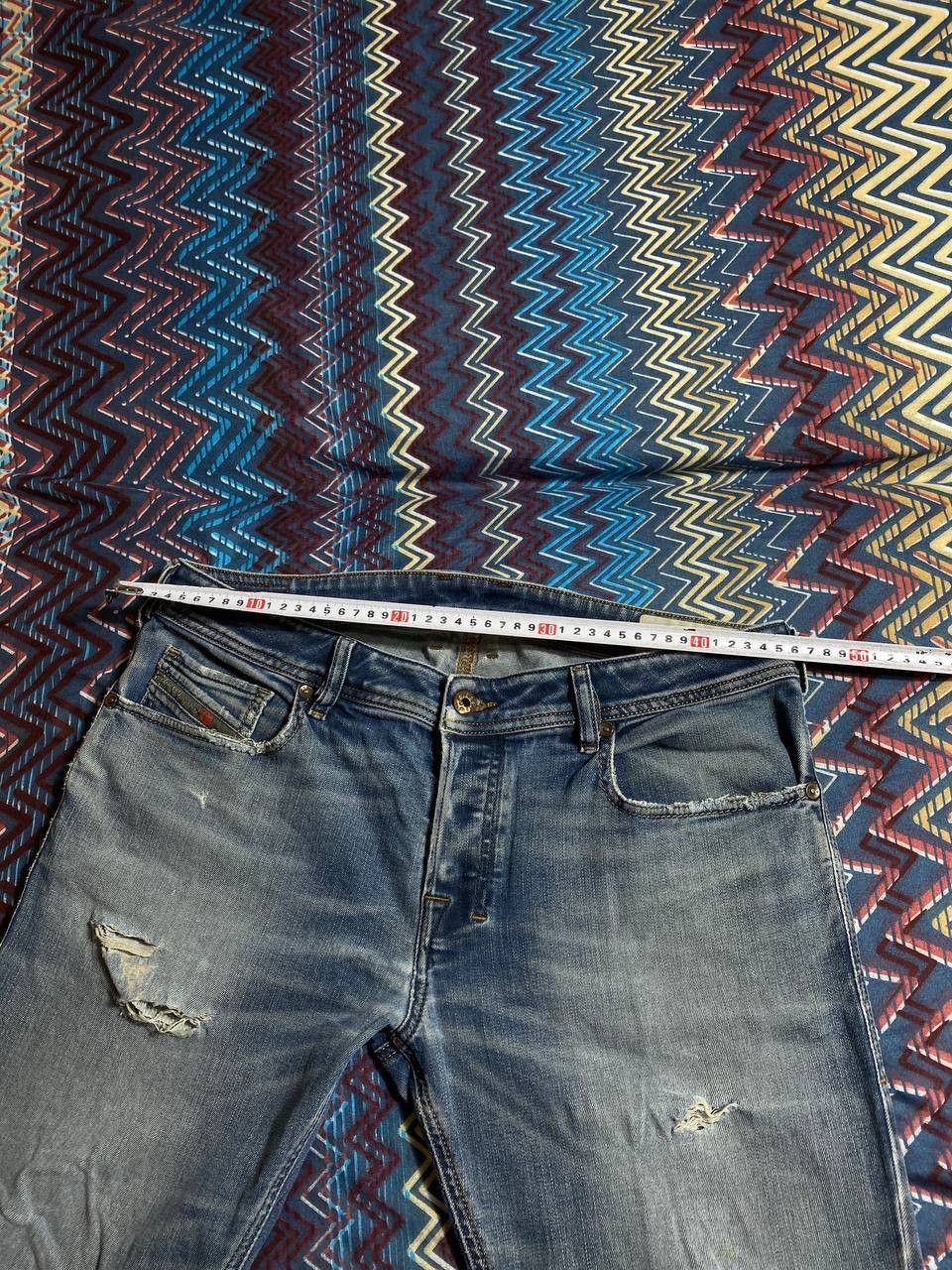 Diesel × Vintage Vintage Diesel light blue denim jeans Size US 34 / EU 50 - 12 Thumbnail