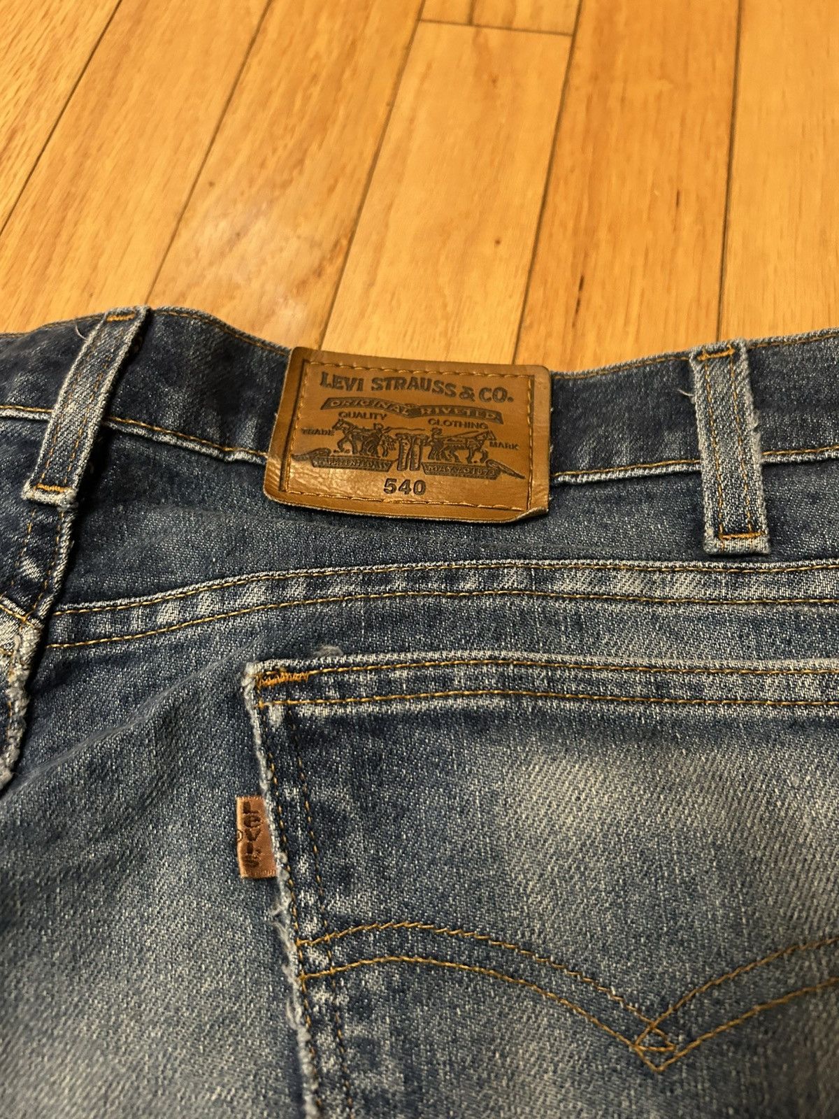 Levi's × Vintage Levi’s Vintage 540s Brown Tab Denim Jeans Size US 32 / EU 48 - 4 Thumbnail