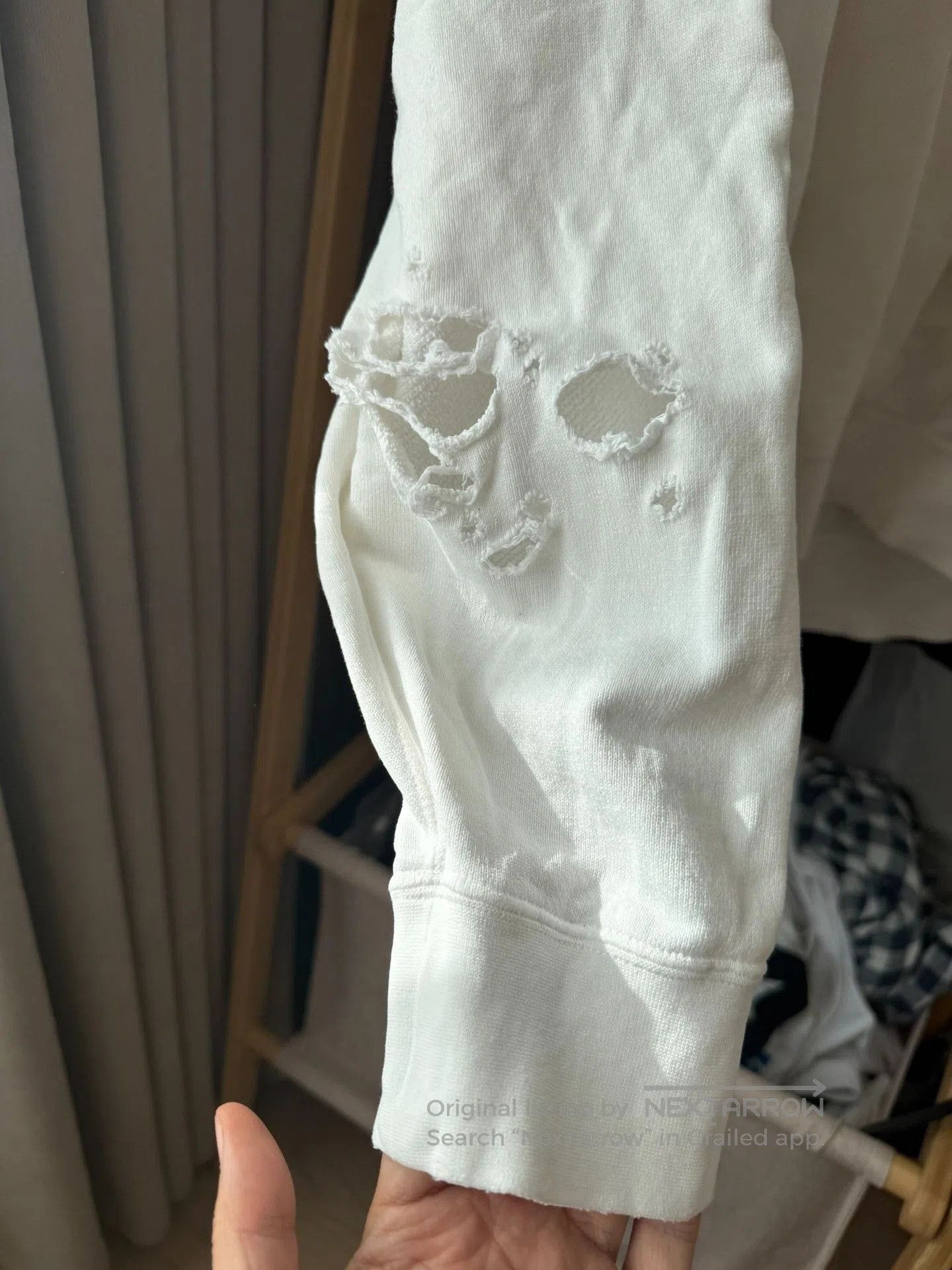 Visvim VISVIM 21SS AMPLUS Distressed Hoodie. Size US M / EU 48-50 / 2 - 3 Thumbnail