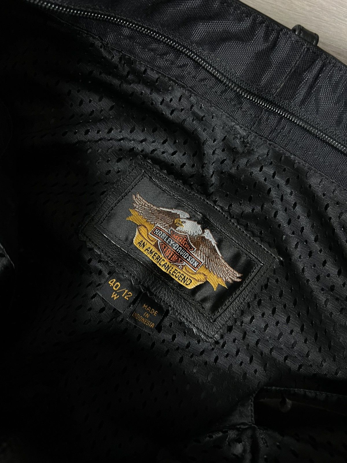 Harley Davidson Vintage Harley Davidson Leather Pants Racing Moto Size 40" / US 18 - 14 Thumbnail