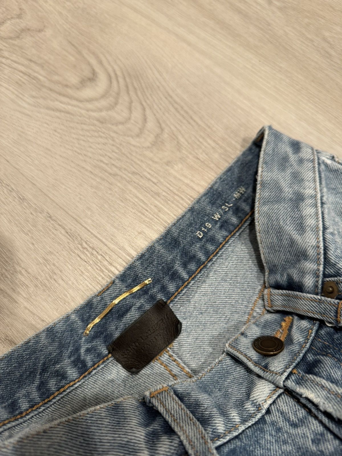 Saint Laurent Paris s/s 2020 distressed denim!! Size US 28 / EU 44 - 6 Thumbnail