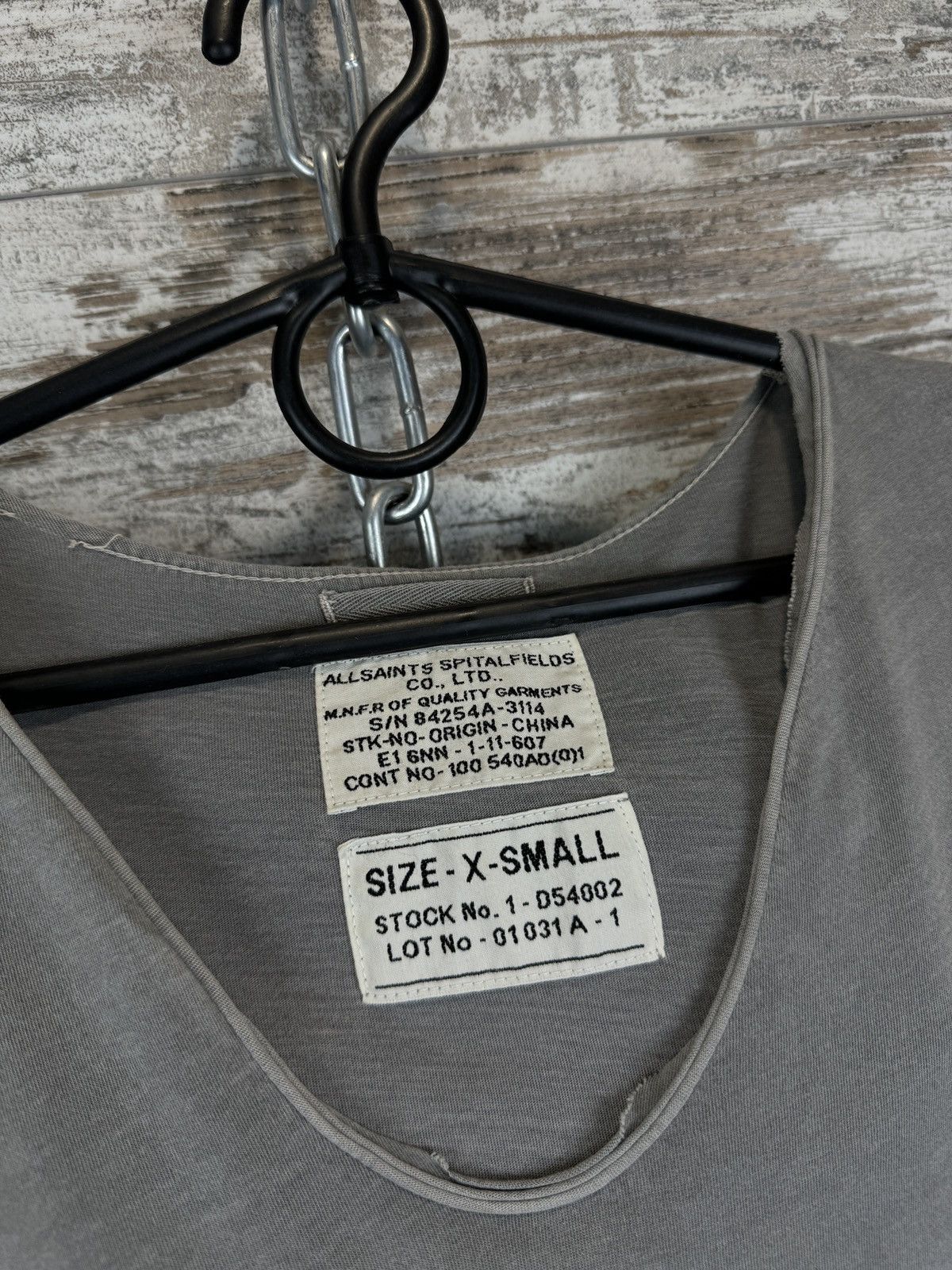 Allsaints × Japanese Brand Mens AllSaints Tonic Scoop T Shirt streetwear y2k Japanese Size US S / EU 44-46 / 1 - 6 Thumbnail