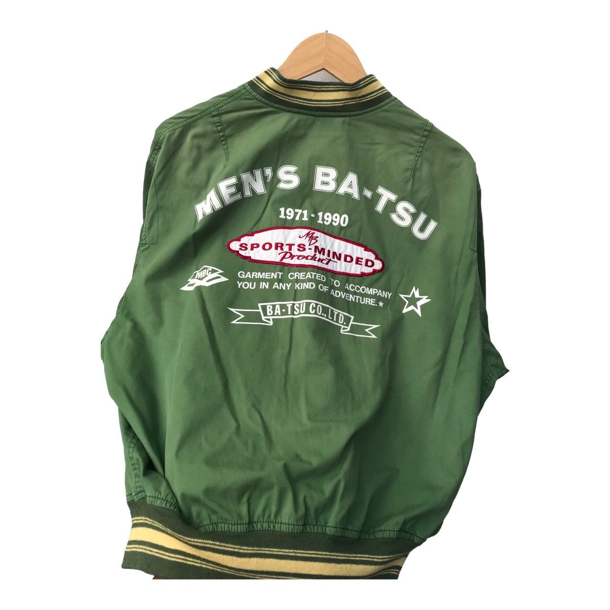 Japanese Brand Japan Streetwear Men’s Ba-tsu Spellout Sun Faded Jacket Size US M / EU 48-50 / 2 - 12 Thumbnail