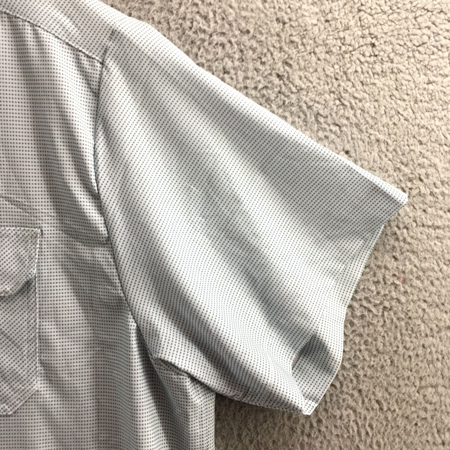 Kenneth Cole Kenneth Cole Regular Fit Button Up Shirt Mens 4X Blue Short Sleeve Collared Shirt Size US XXL / EU 58 / 5 - 4 Thumbnail