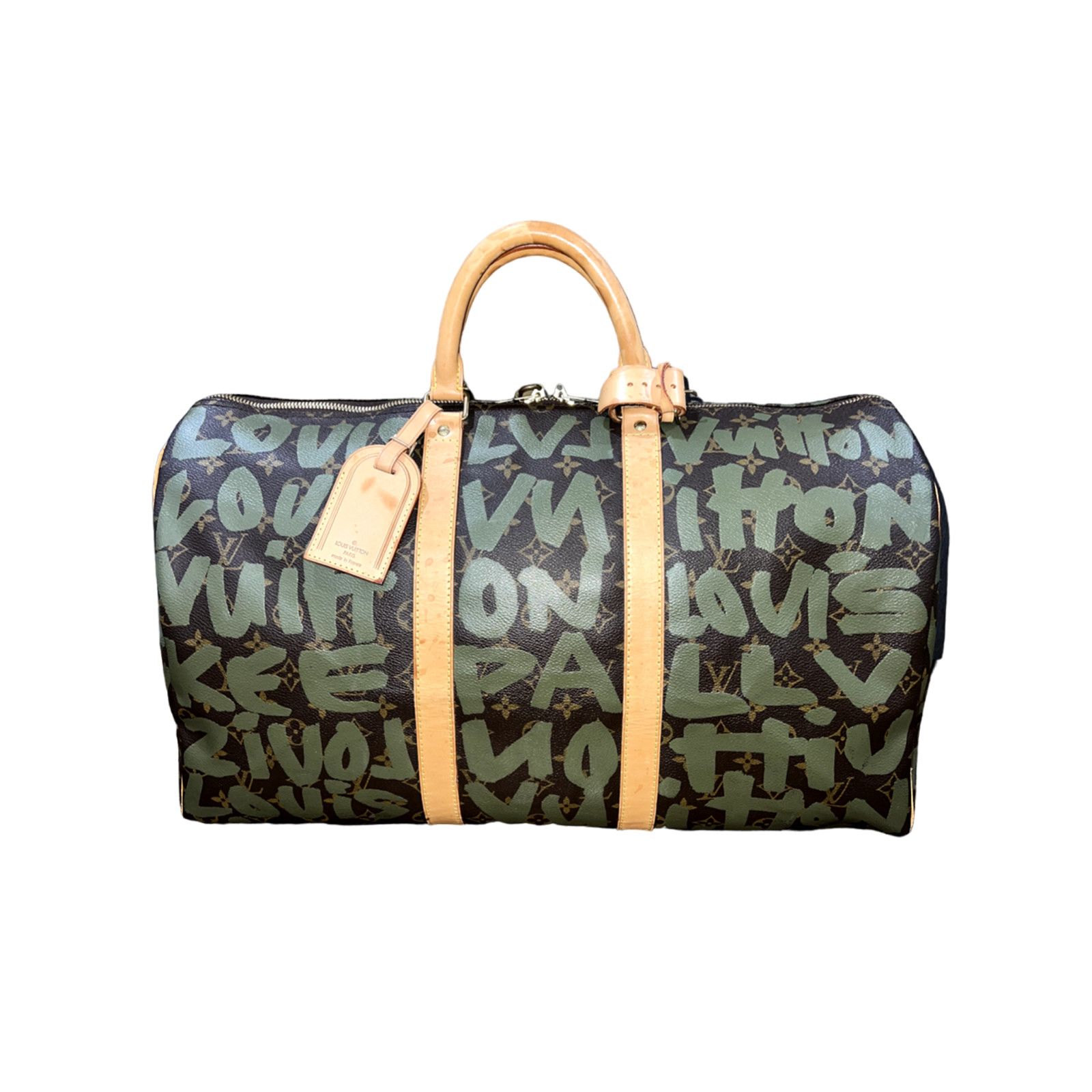 Louis Vuitton Louis Vuitton Keepall Dark Green Weekend Travel Bag Size ONE SIZE - 1 Thumbnail
